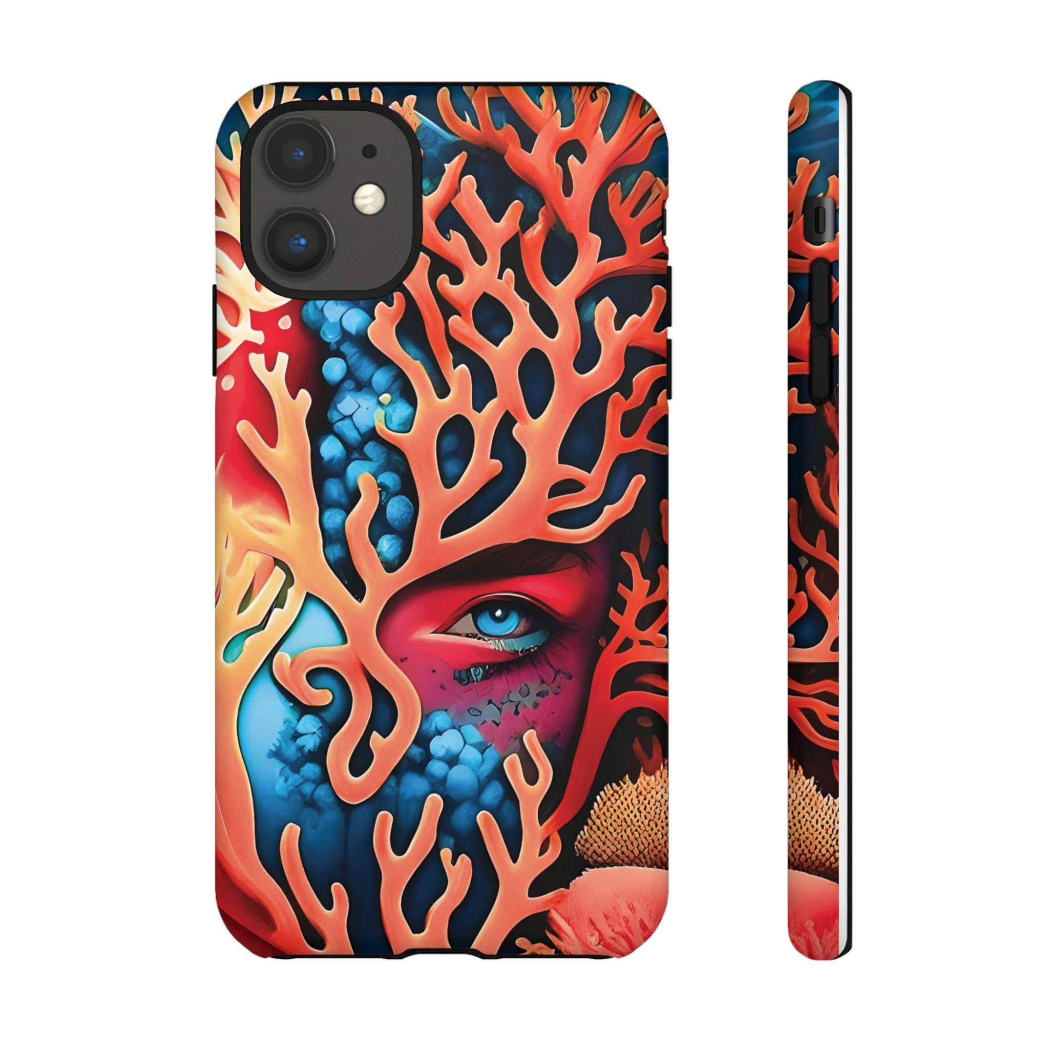 Hidden Reef iPhone Tough Case - Walt Smith Fiji Ocean Art - Supports ADE Reef Restoration