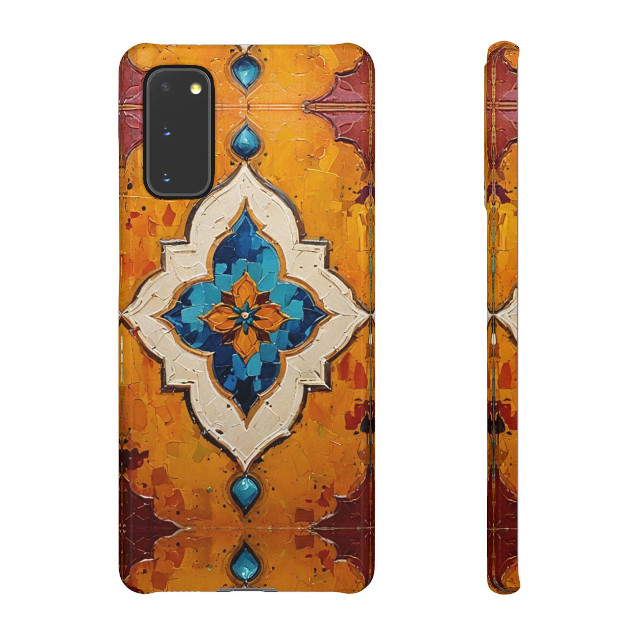 Morocco Tiles Android Snap Case - Walt Smith Fiji Ocean Art - Supports ADE Reef Restoration
