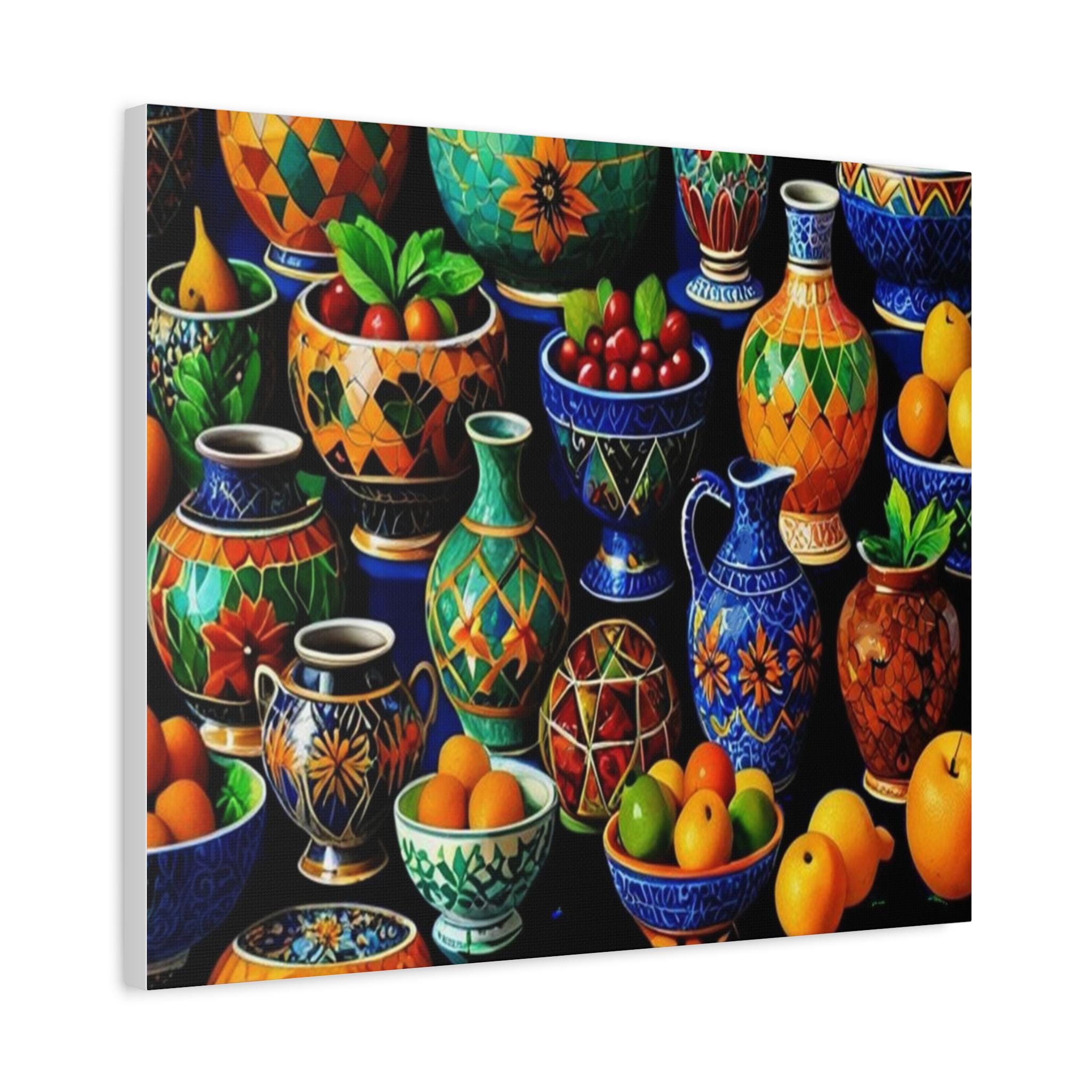 Table Full A - Canvas Wall Art