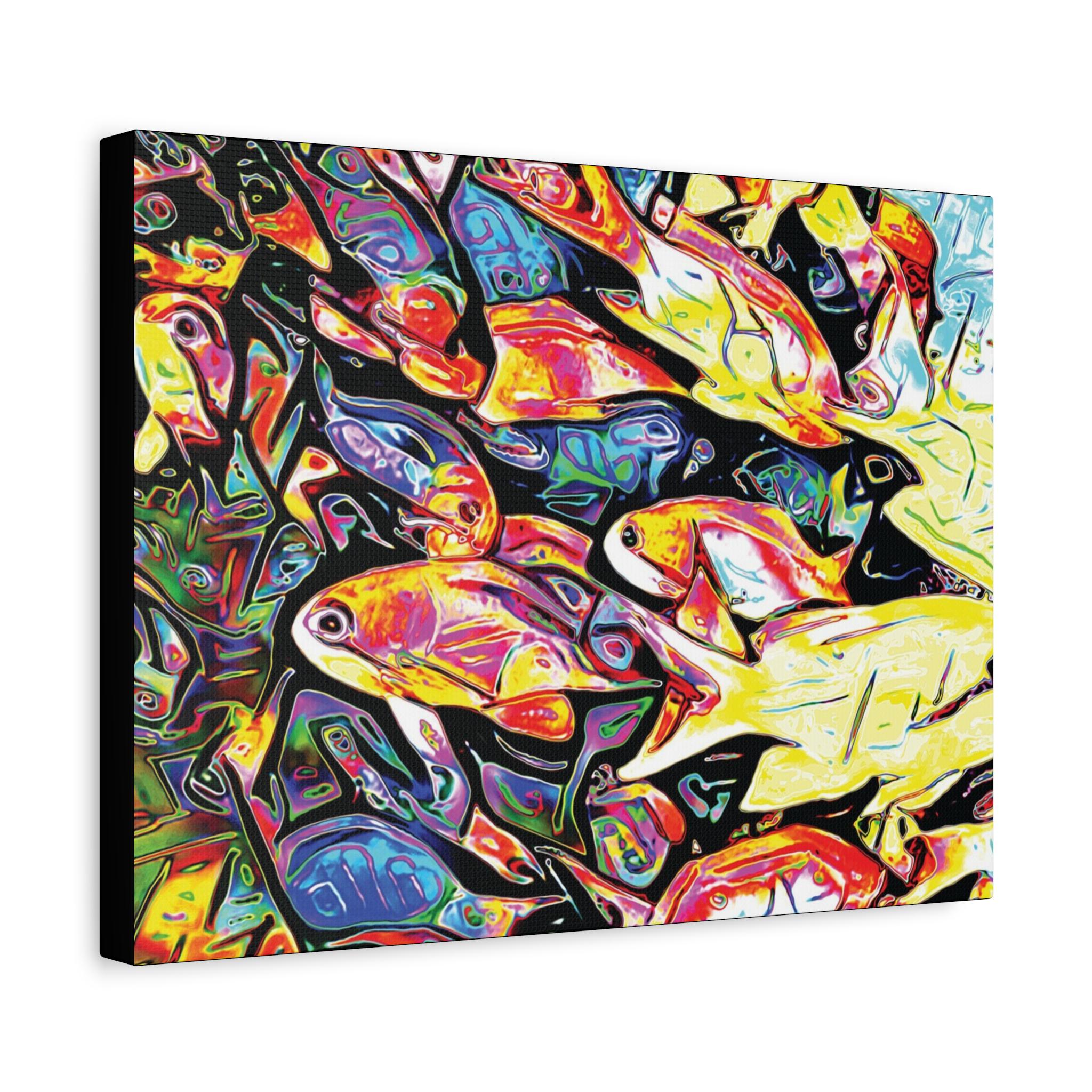 Busy Day Canvas Wall Art