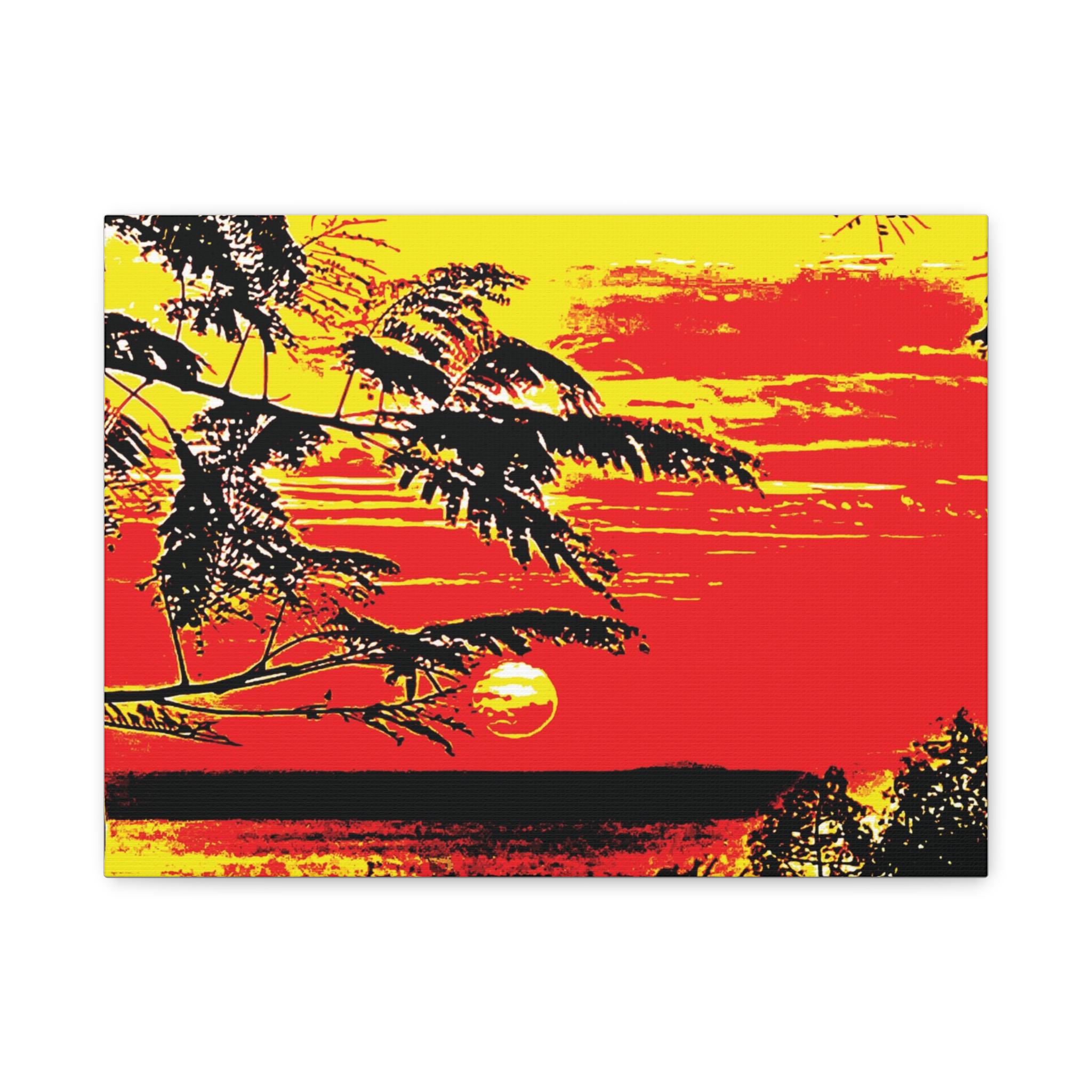 Red Night - Canvas Wall Art