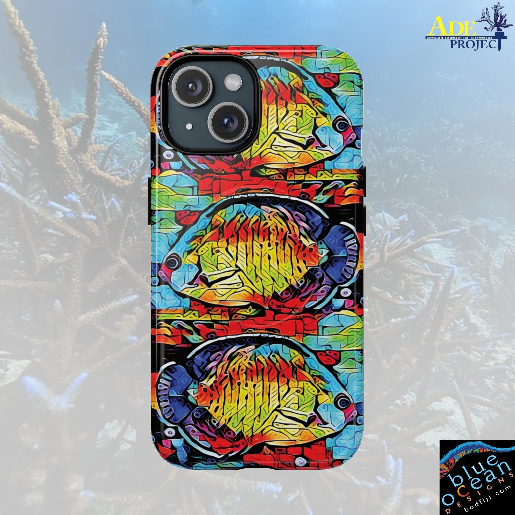 Coral Beauty iPhone Magnetic Case - Walt Smith Fiji Ocean Art - Supports ADE Reef Restoration