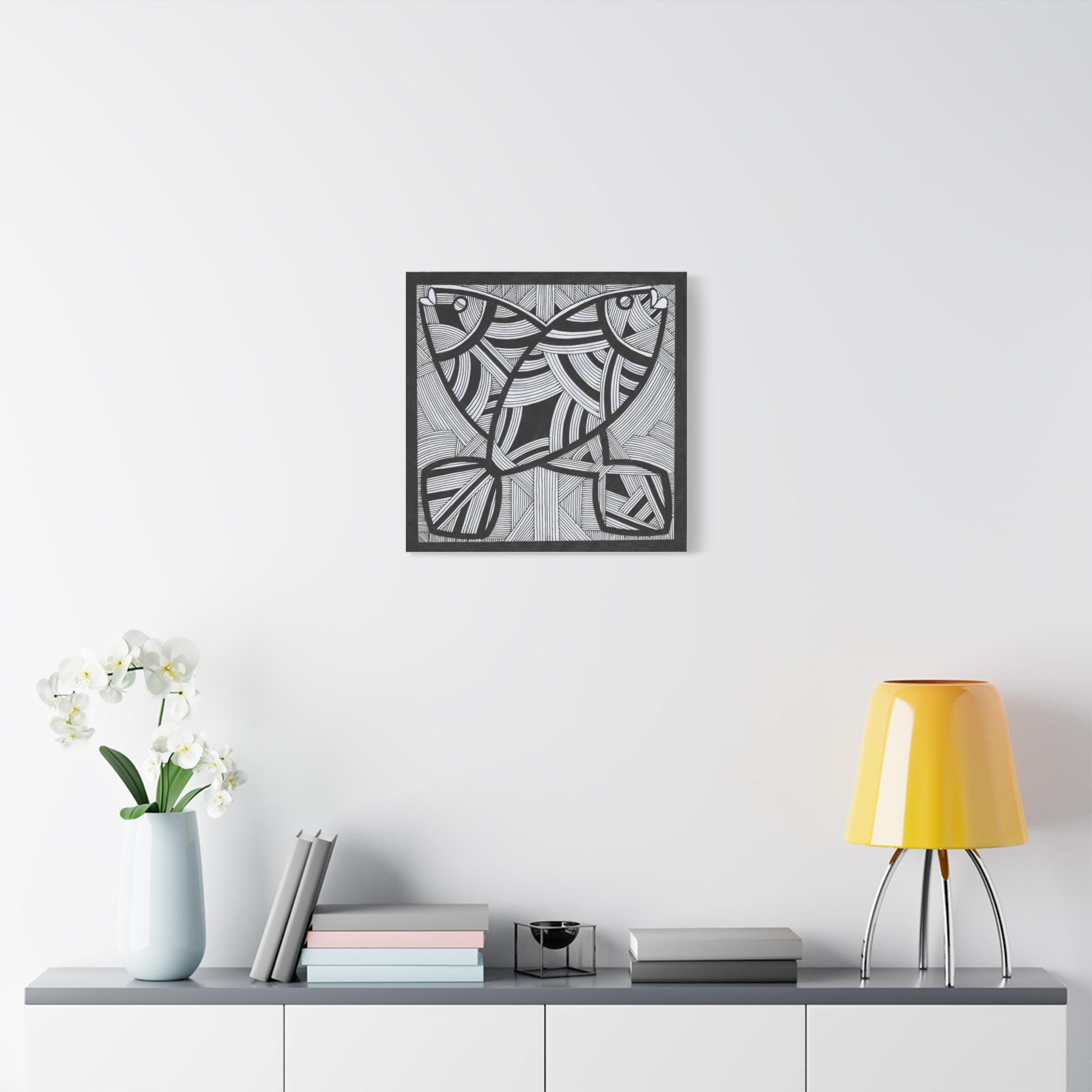 Two Fish B - Canvas Wall Art