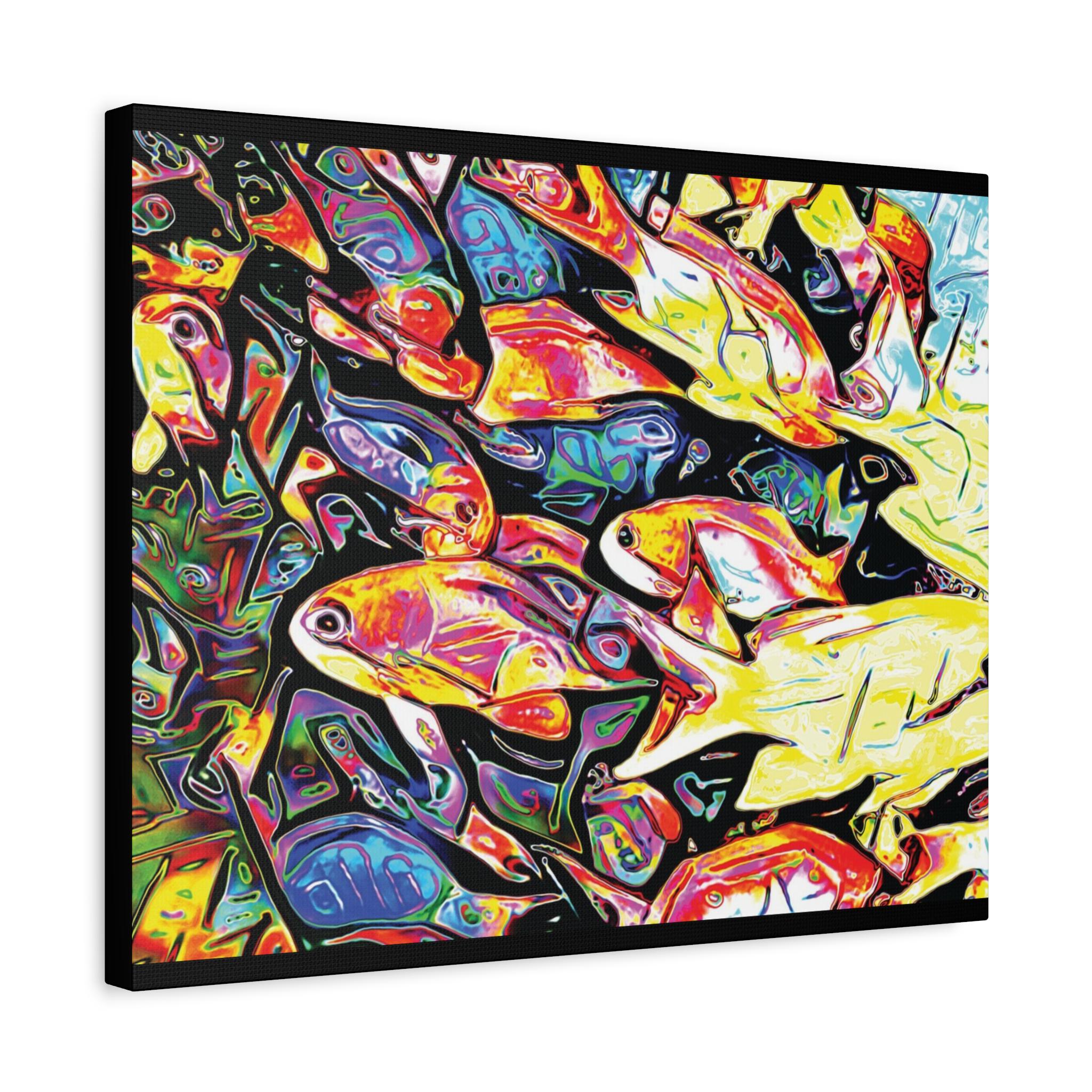 Busy Day Canvas Wall Art