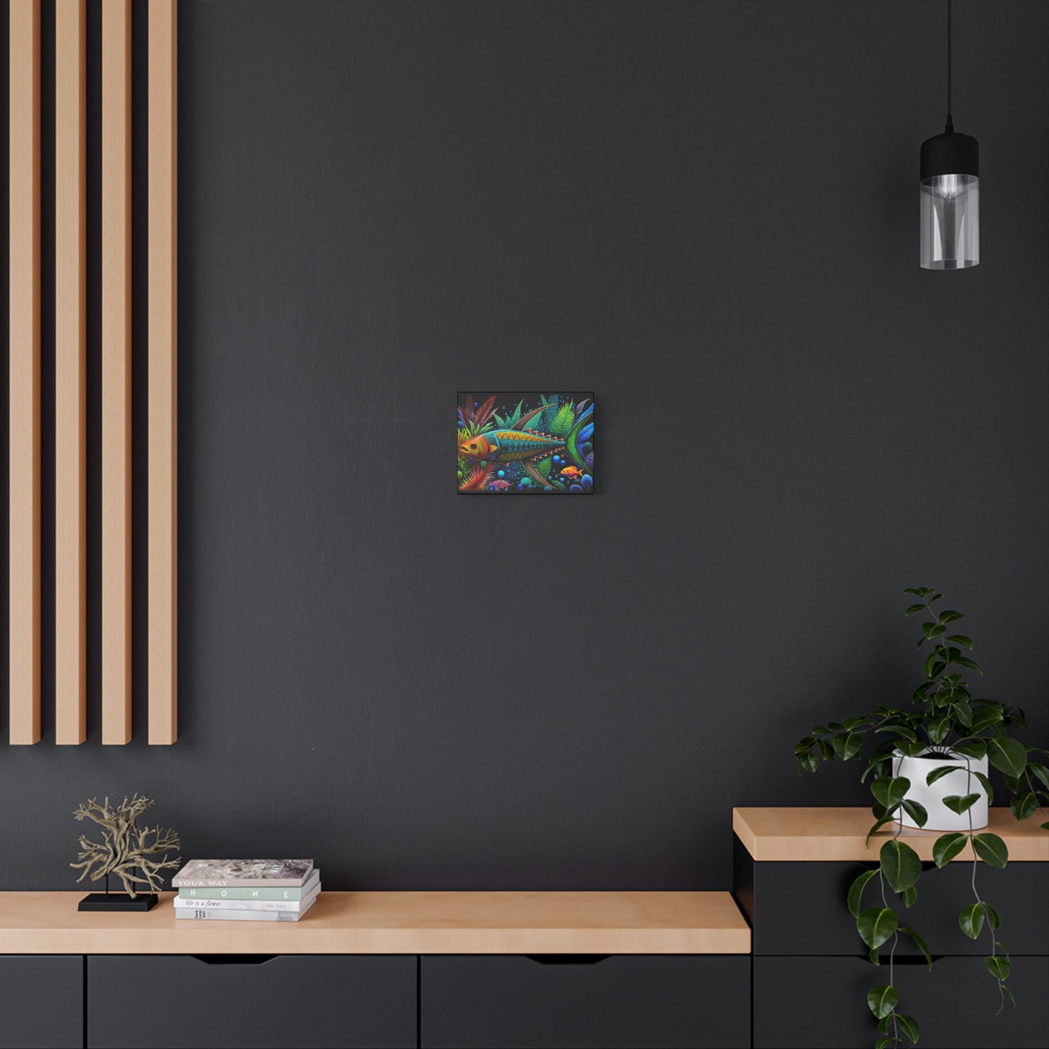 Abo Fish A - Canvas Wall Art