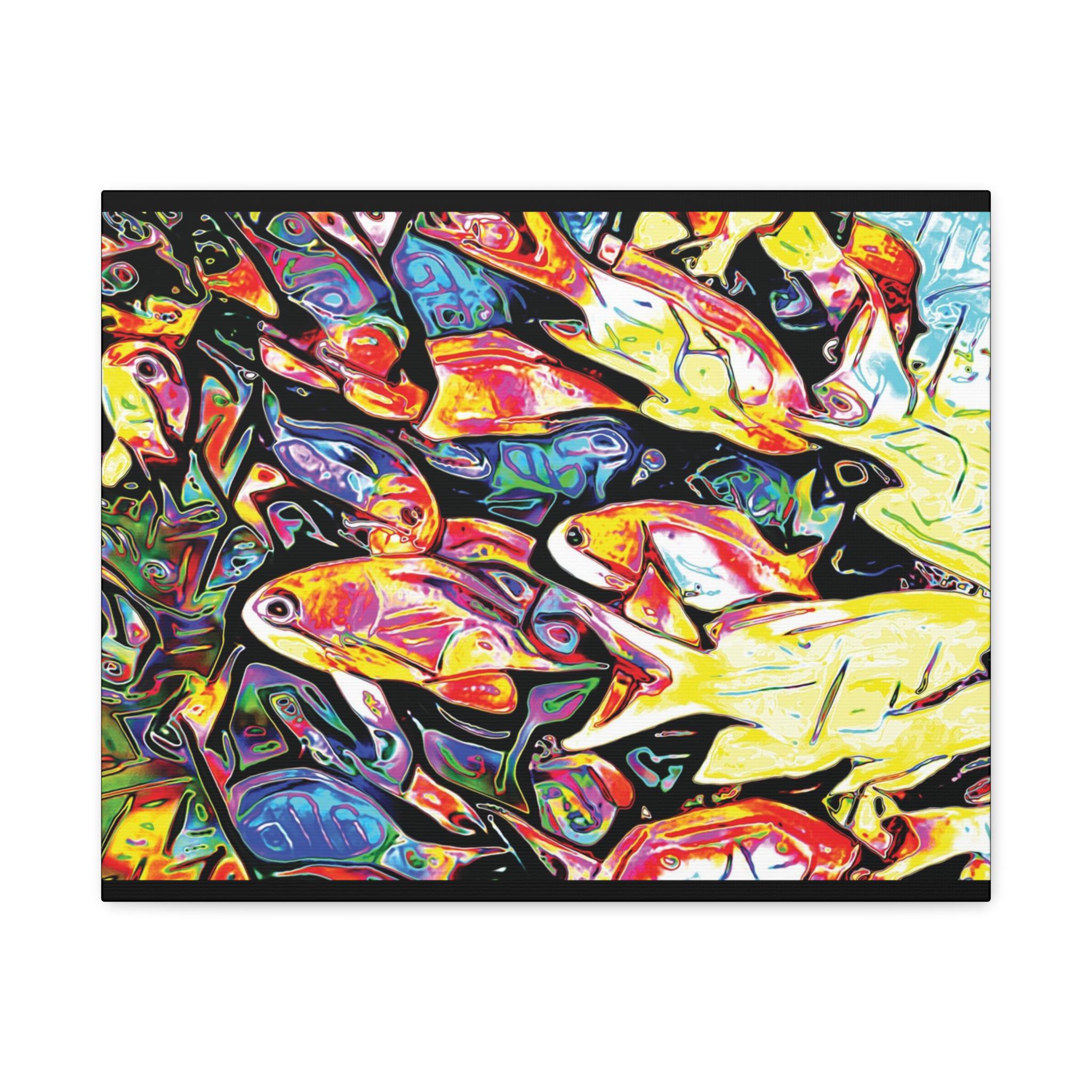 Busy Day Canvas Wall Art