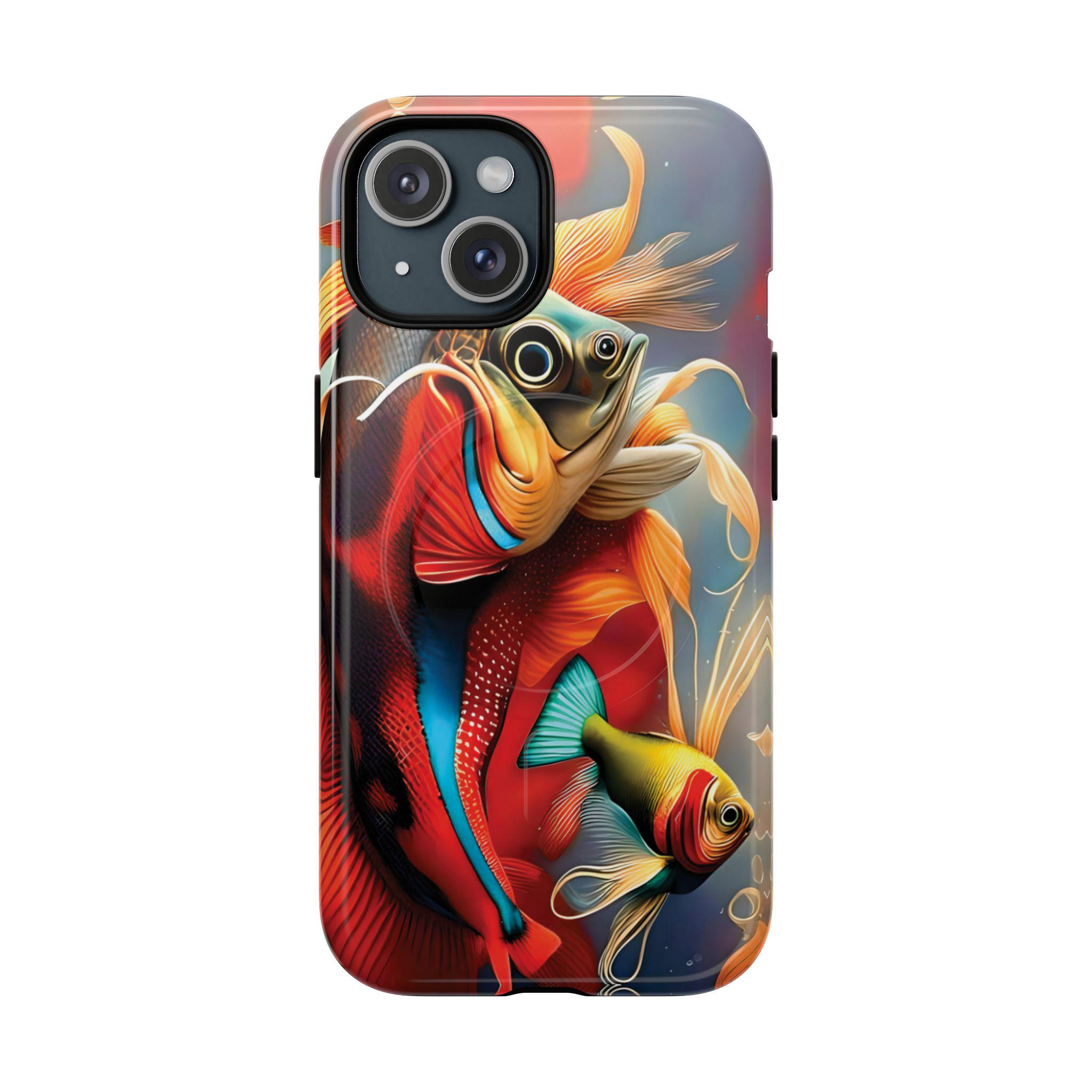 Mr Fish iPhone Magnetic Case - Walt Smith Fiji Ocean Art - Supports ADE Reef Restoration
