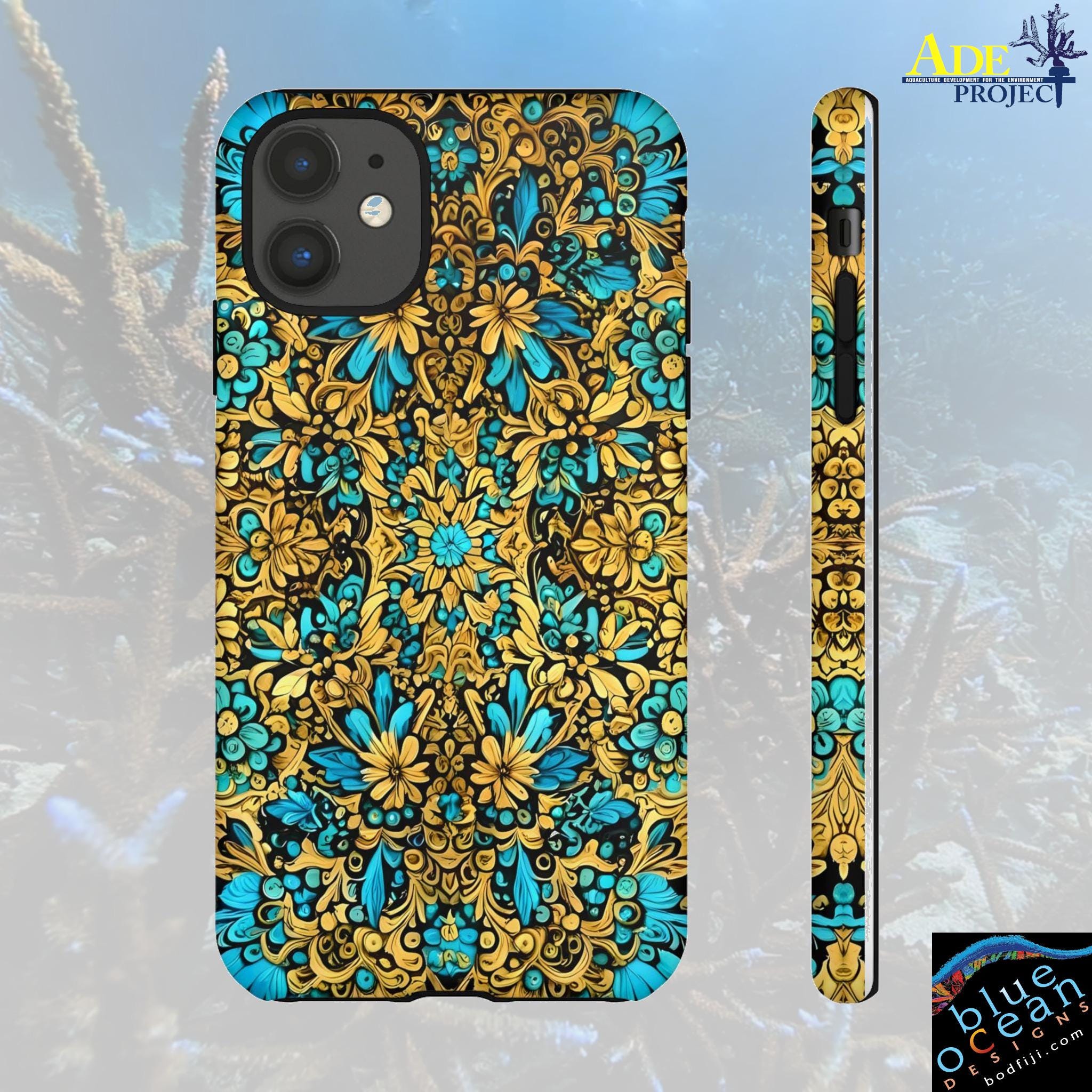 Summer Day iPhone Tough Case - Walt Smith Fiji Ocean Art - Supports ADE Reef Restoration