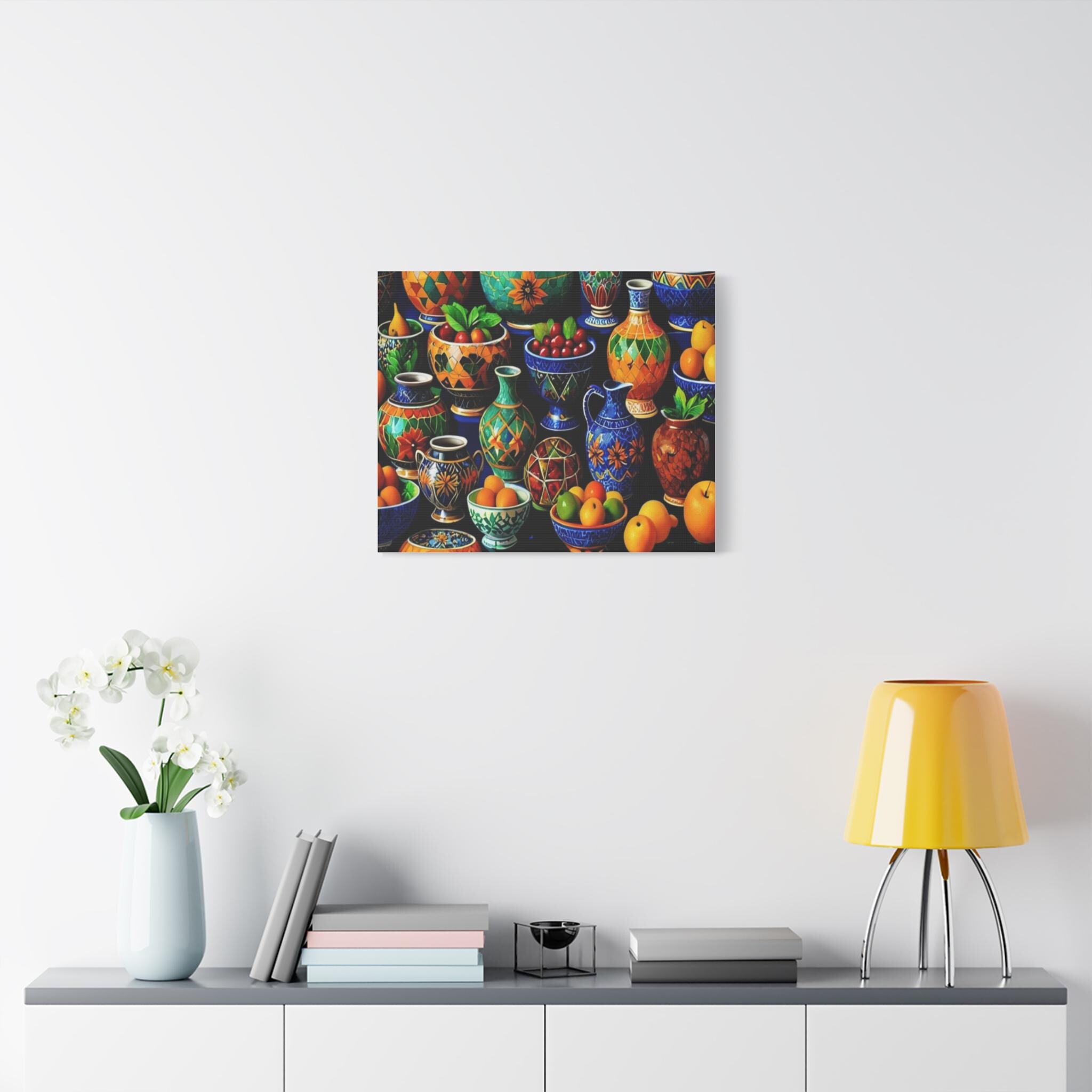 Table Full A - Canvas Wall Art