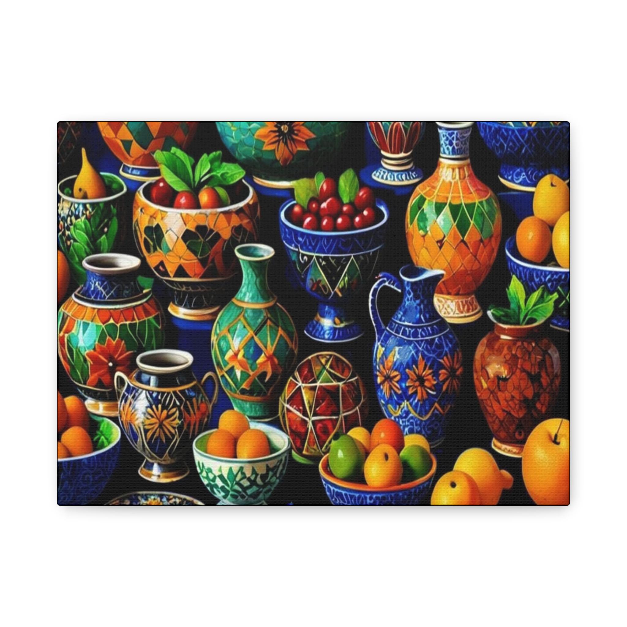 Table Full A Canvas Wall Art