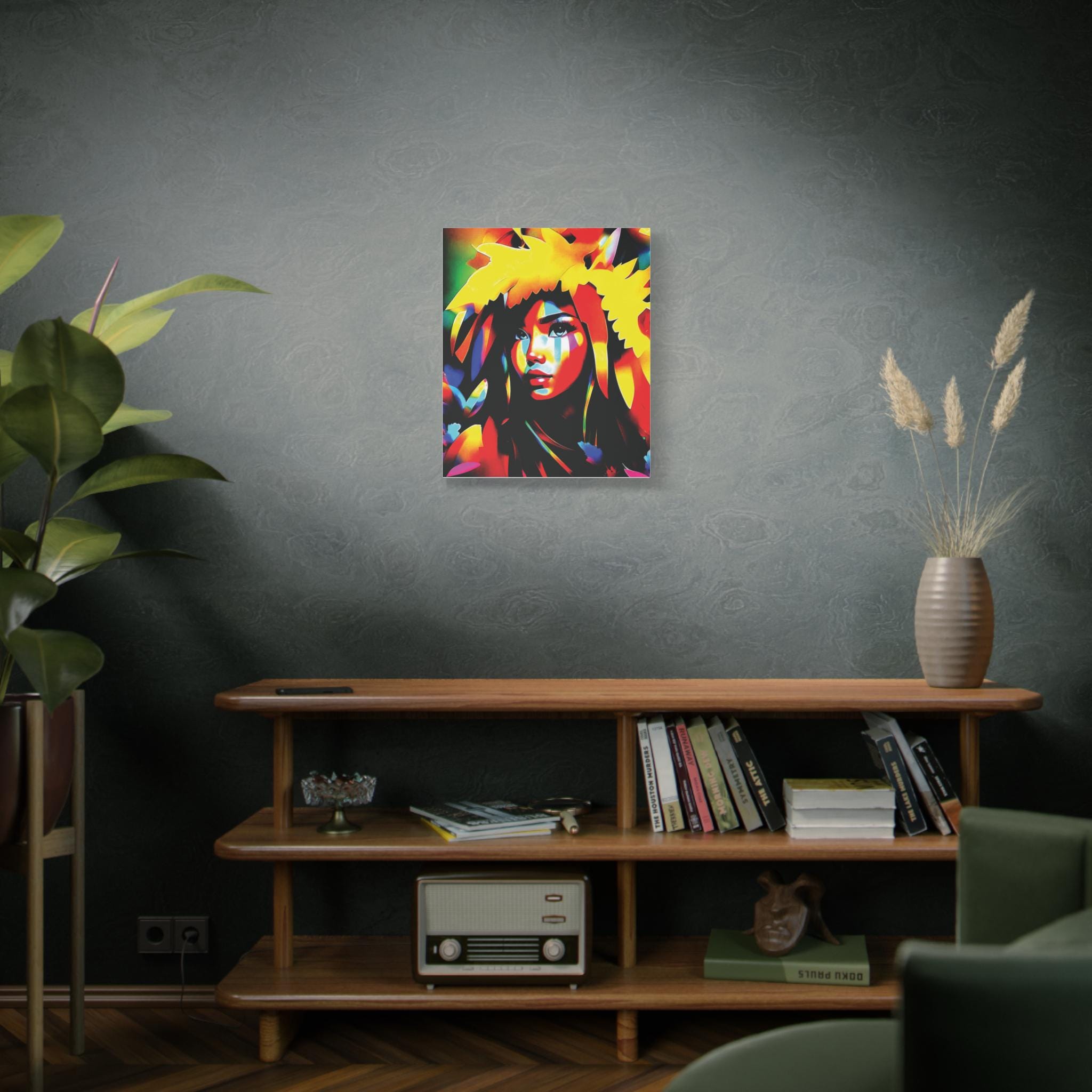 Poly Girl - Canvas Wall Art