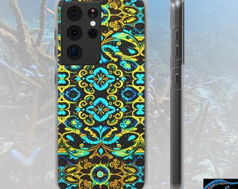 Blue Lace Android Flexi Case - Walt Smith Fiji Ocean Art - Supports ADE Reef Restoration