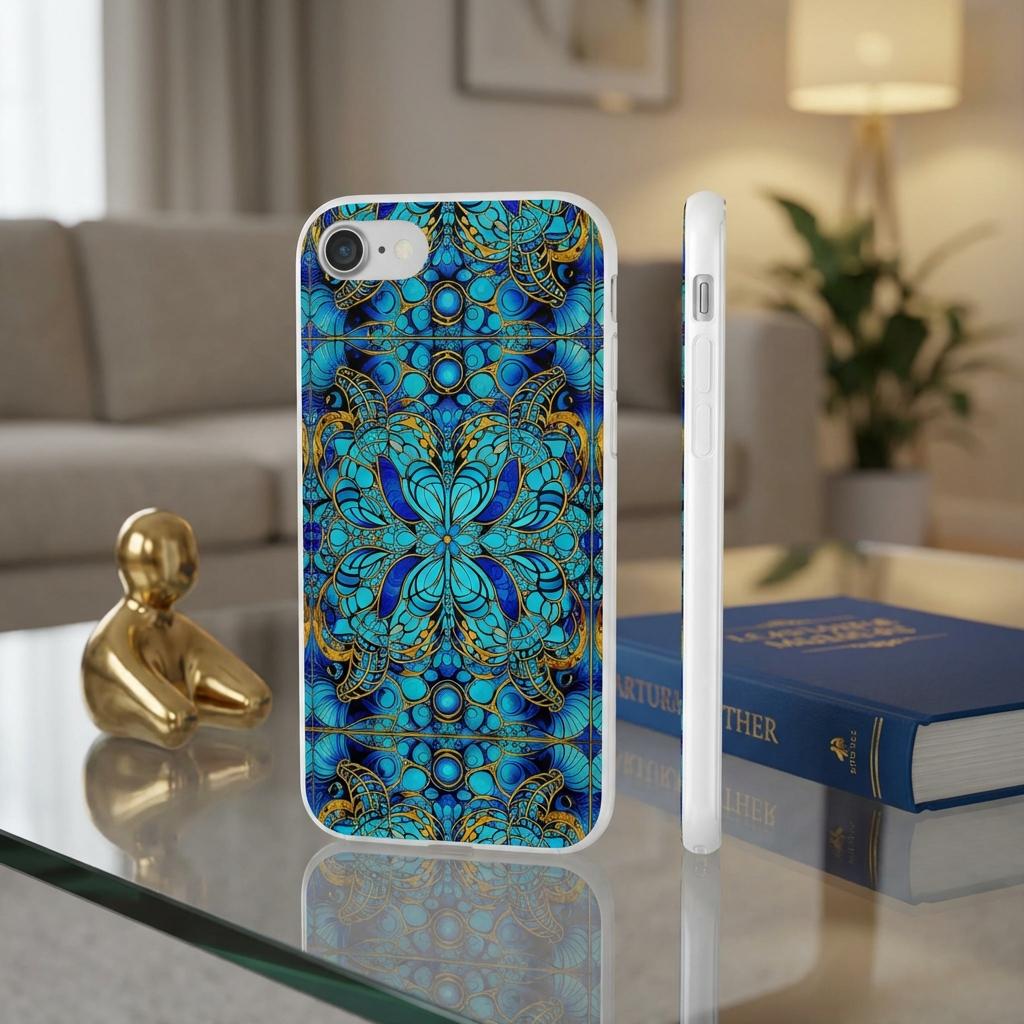 Blue Lobsters iPhone Flexi Case - Walt Smith Fiji Ocean Art - Supports ADE Reef Restoration