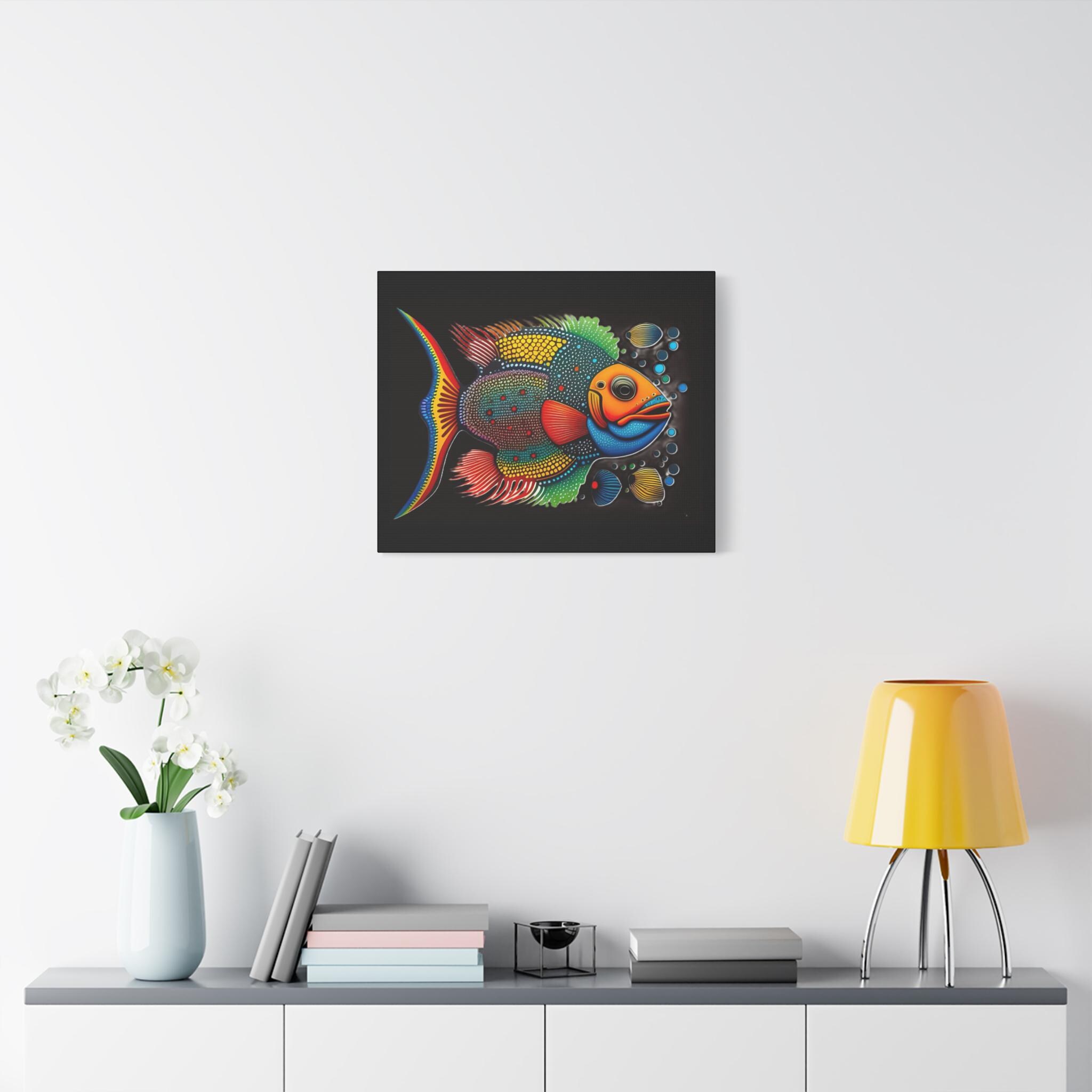 Abi Fish Canvas Wall Art