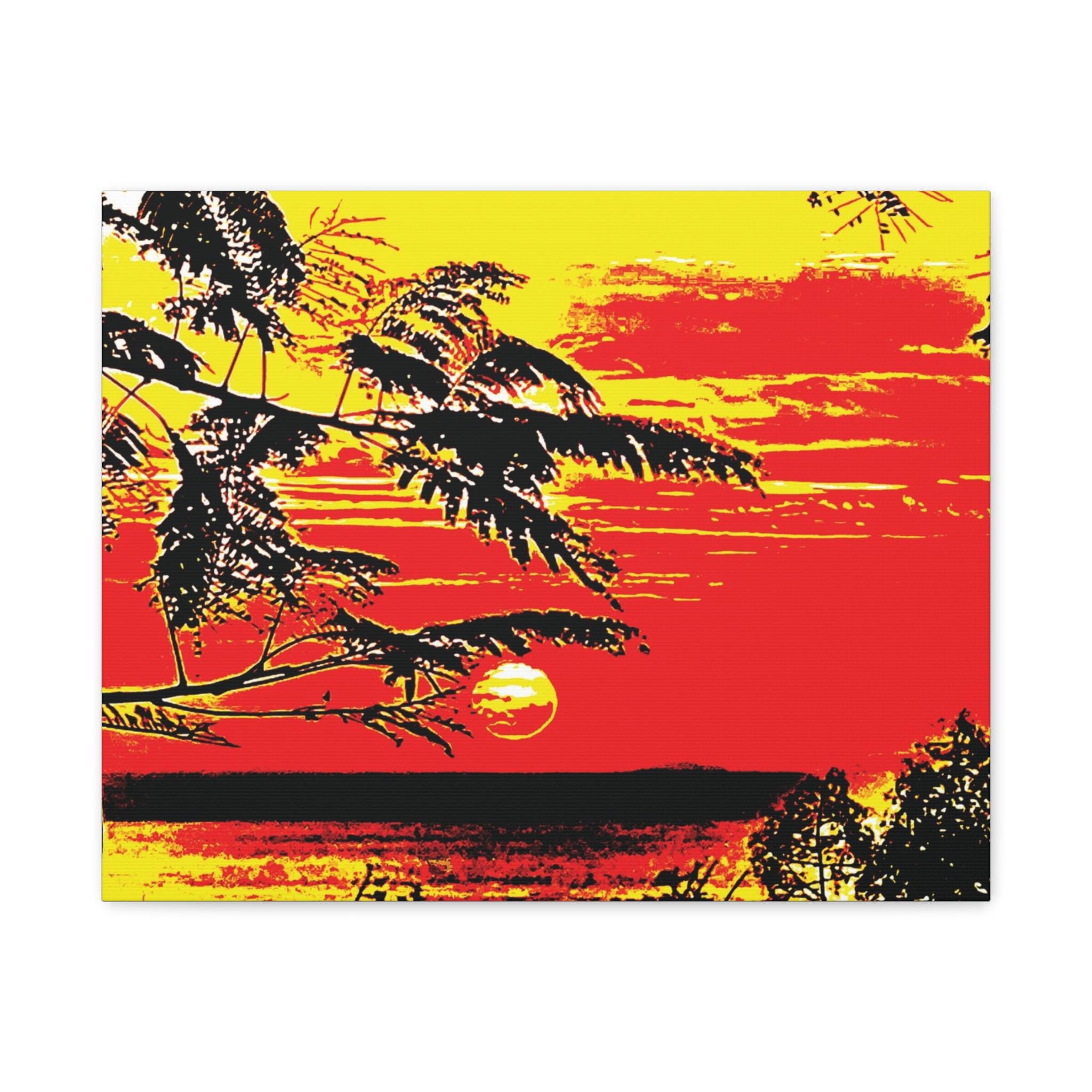 Red Night - Canvas Wall Art