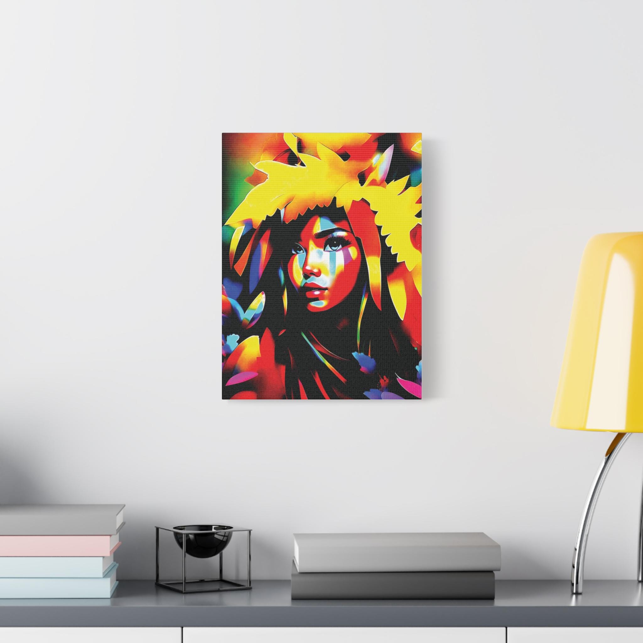 Poly Girl - Canvas Wall Art