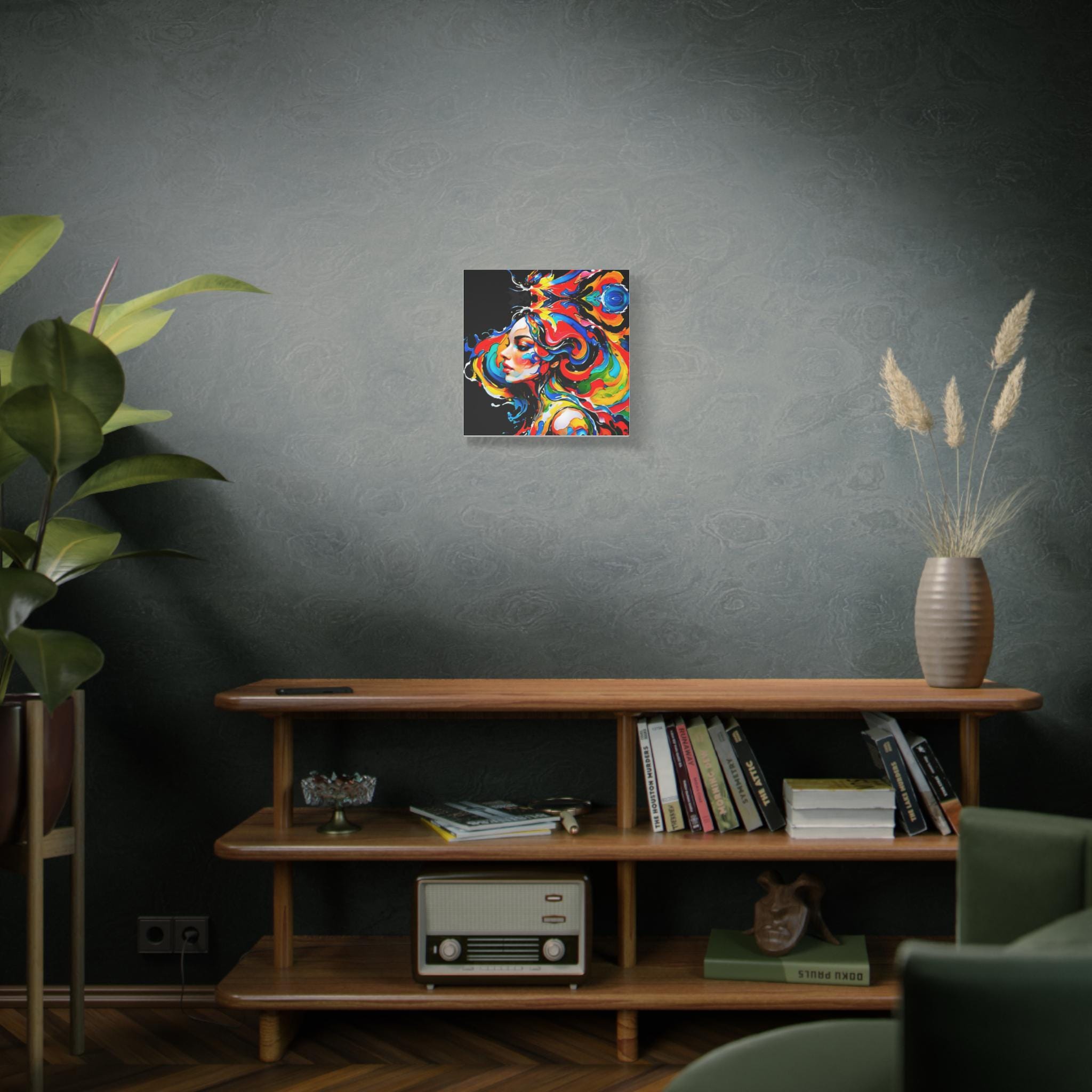 Lady with Paint - Canvas Wall Art