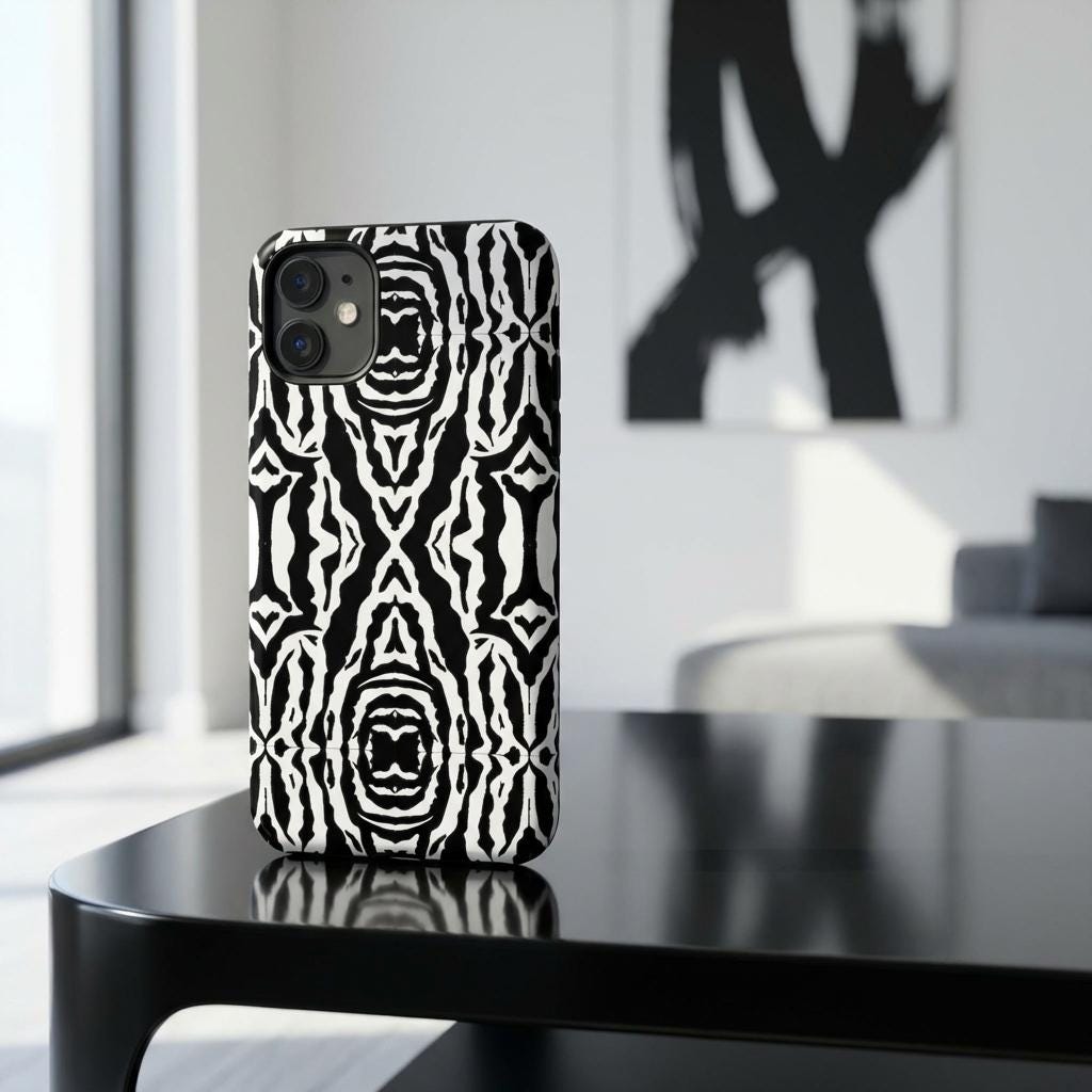 Zebra Confusion iPhone Tough Case - Walt Smith Fiji Ocean Art - Supports ADE Reef Restoration