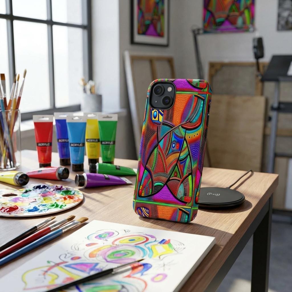 Artistic Fish iPhone Flexi Case