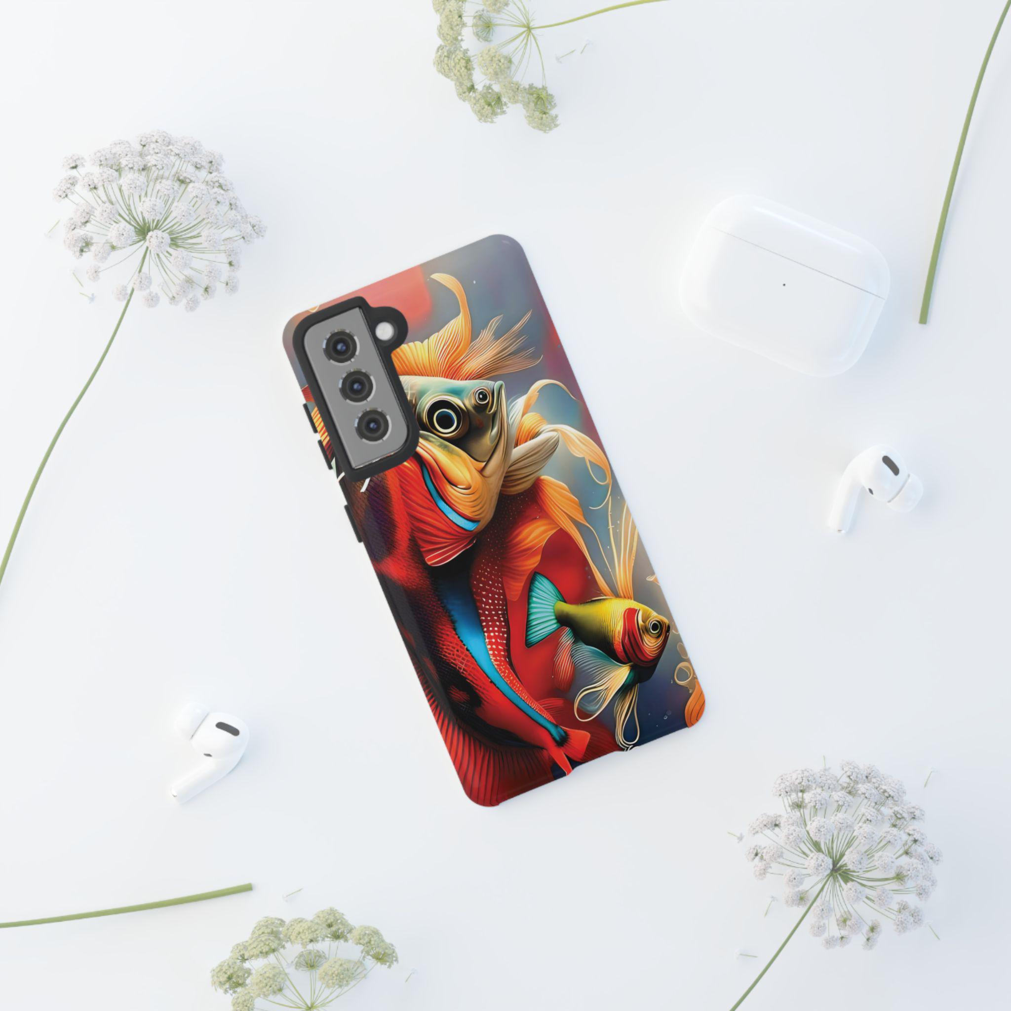 Mr Fish Android Tough Case - Walt Smith Fiji Ocean Art - Supports ADE Reef Restoration
