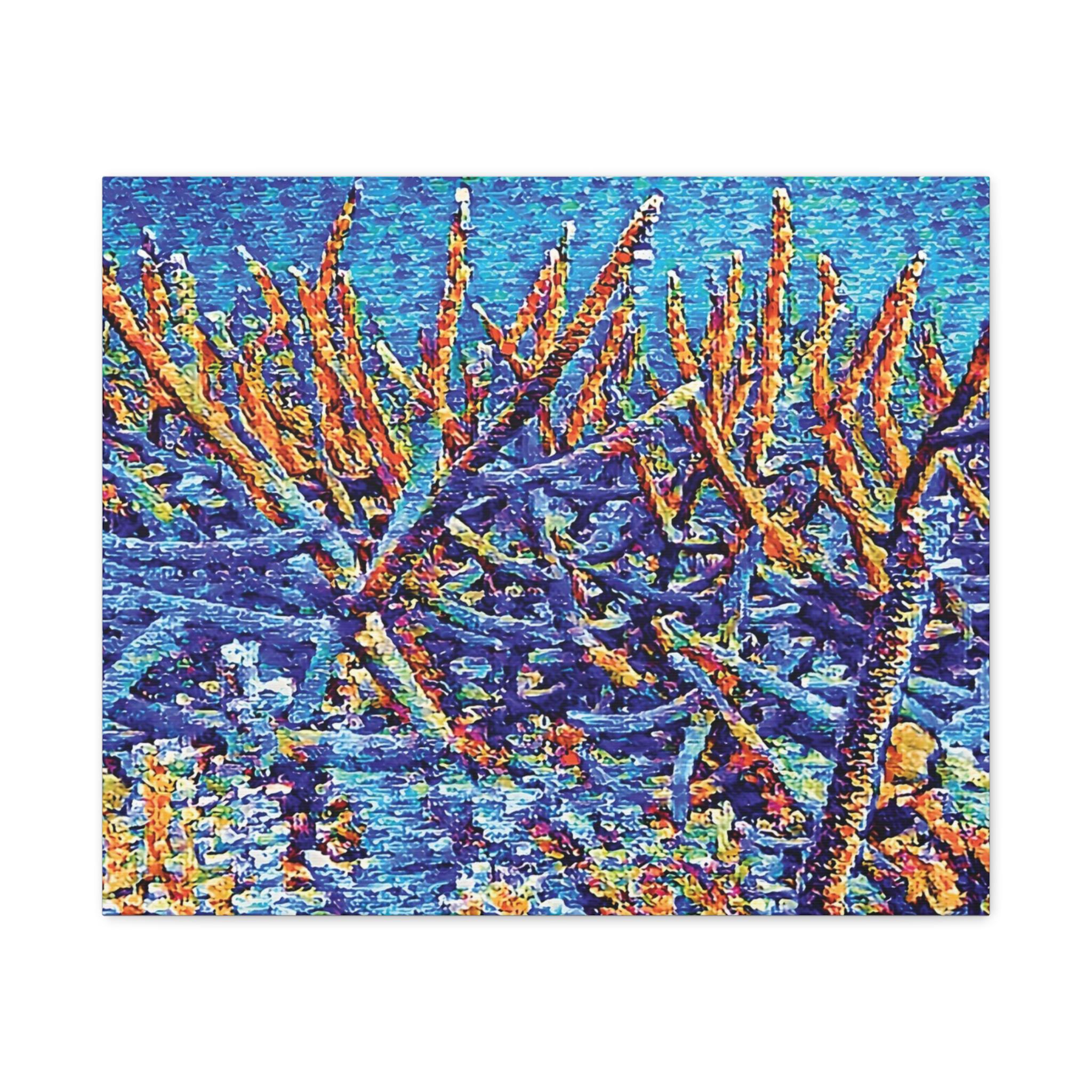 Stag Garden - Canvas Wall Art