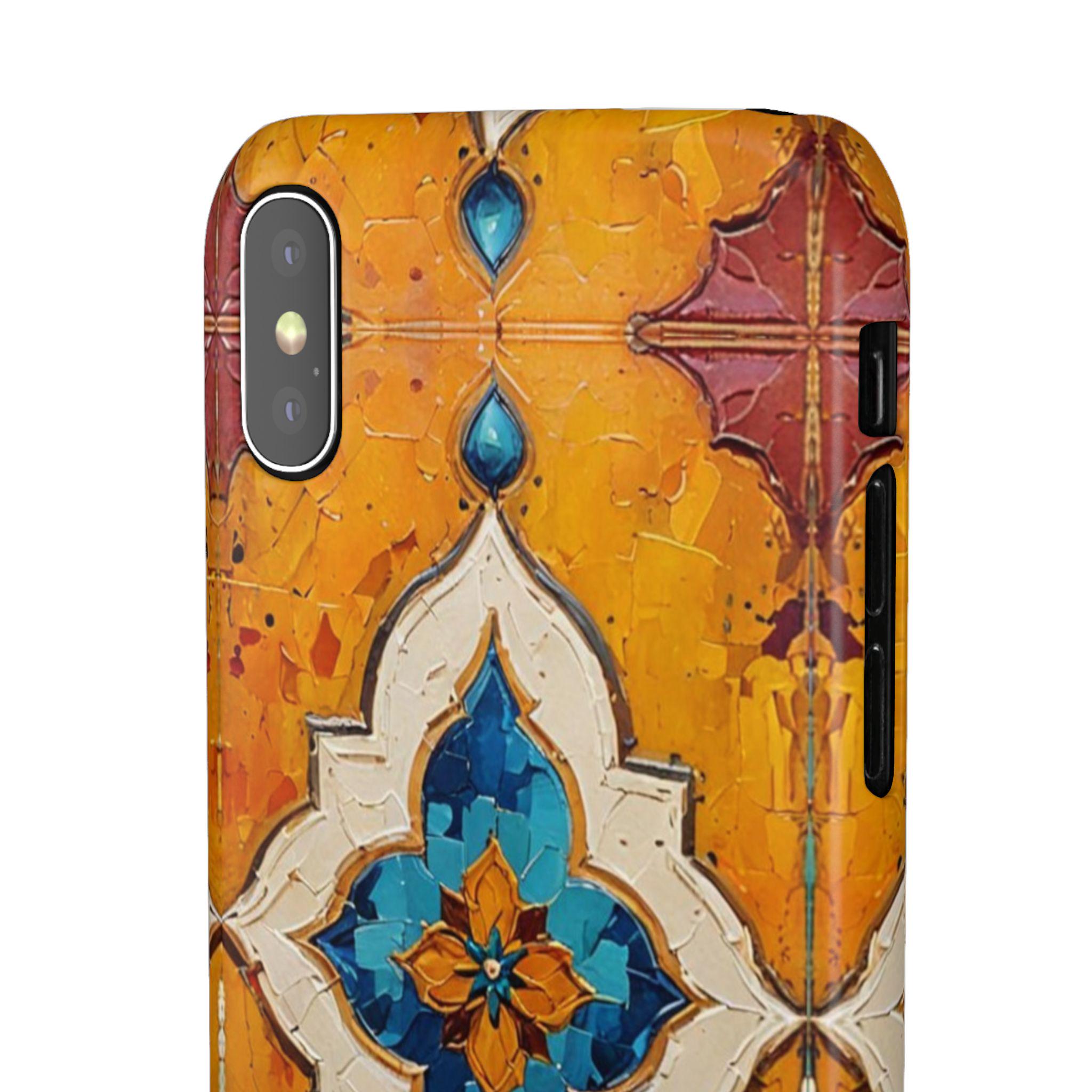 Morocco Tiles iPhone Snap Case - Walt Smith Fiji Ocean Art - Supports ADE Reef Restoration