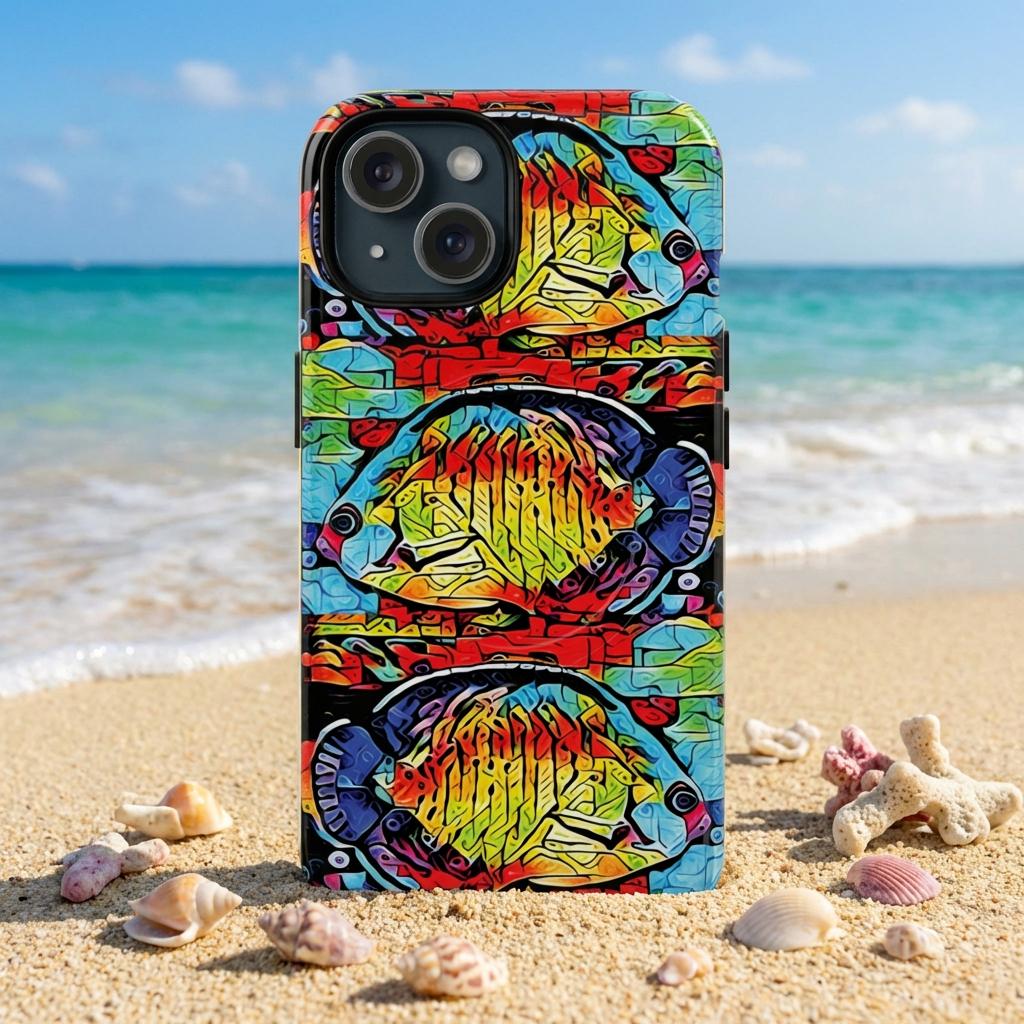 Coral Beauty iPhone Magnetic Case - Walt Smith Fiji Ocean Art - Supports ADE Reef Restoration