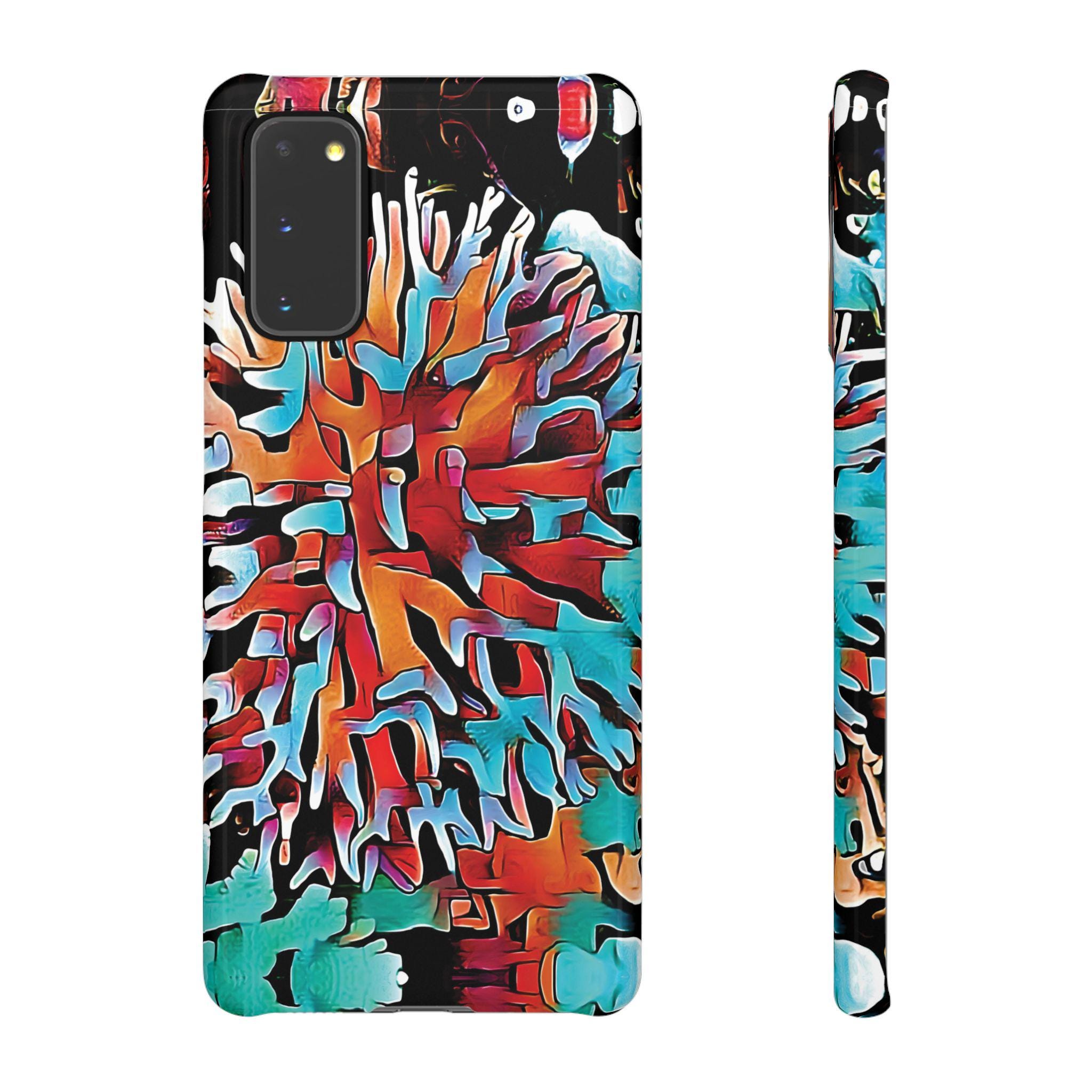 Aqua Spike Android Snap Case - Walt Smith Fiji Ocean Art - Supports ADE Reef Restoration