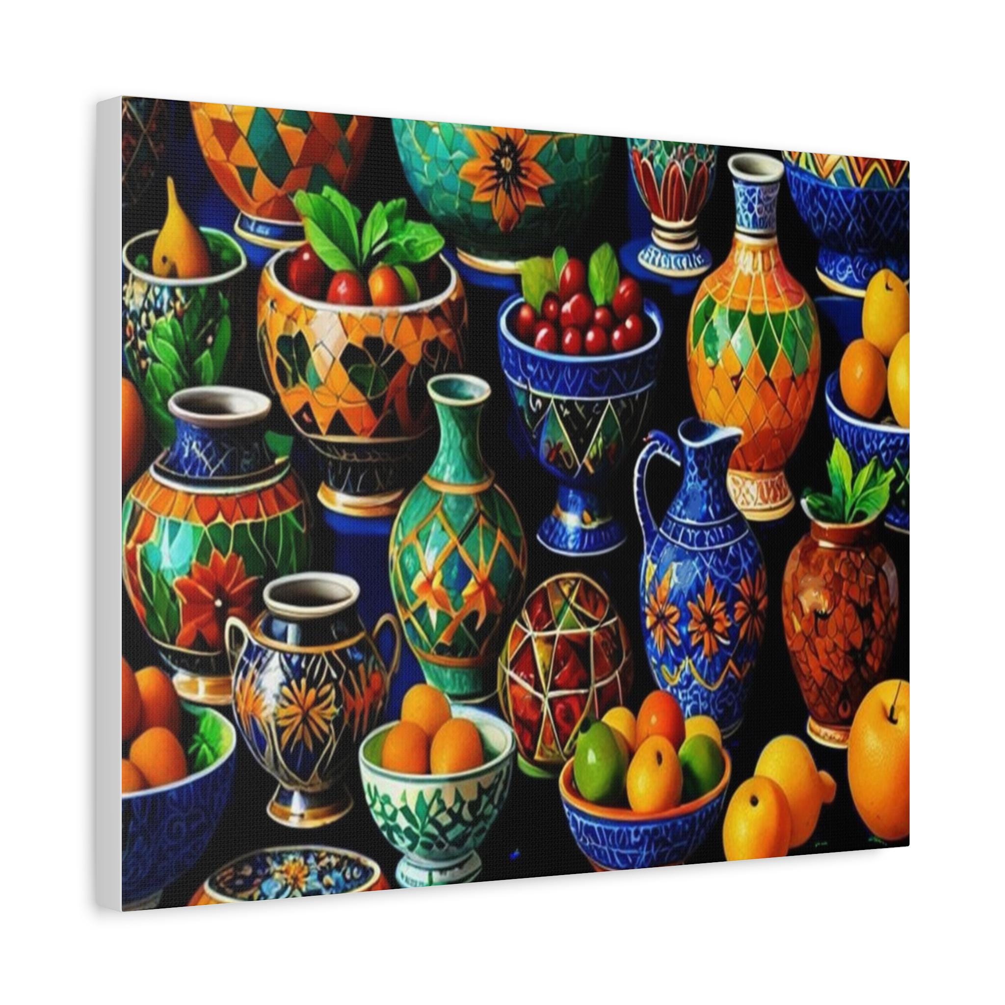 Table Full A - Canvas Wall Art