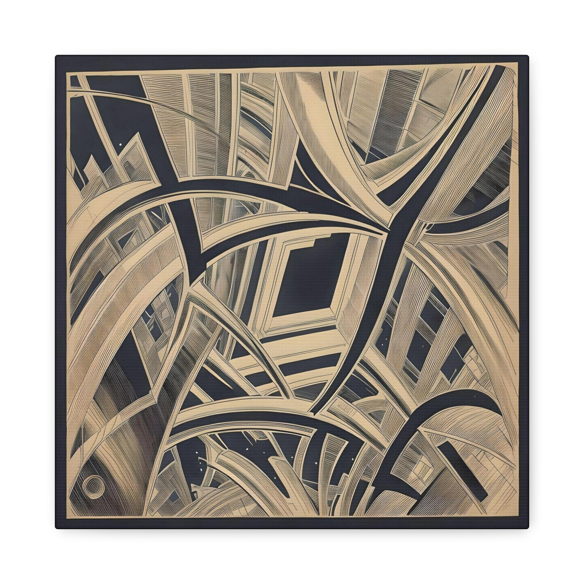 Bar Code Canvas Wall Art
