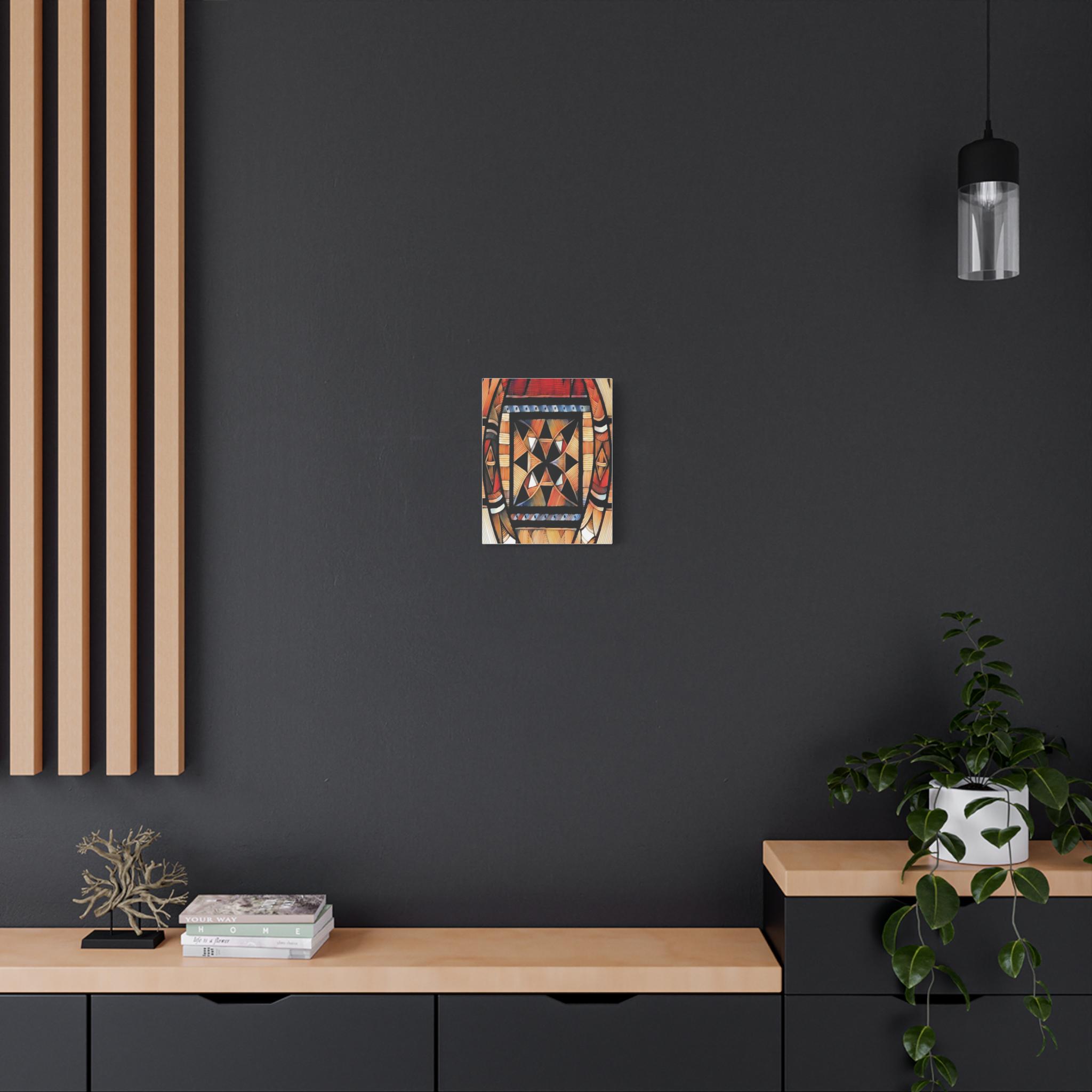 Tapa Trees - Canvas Wall Art