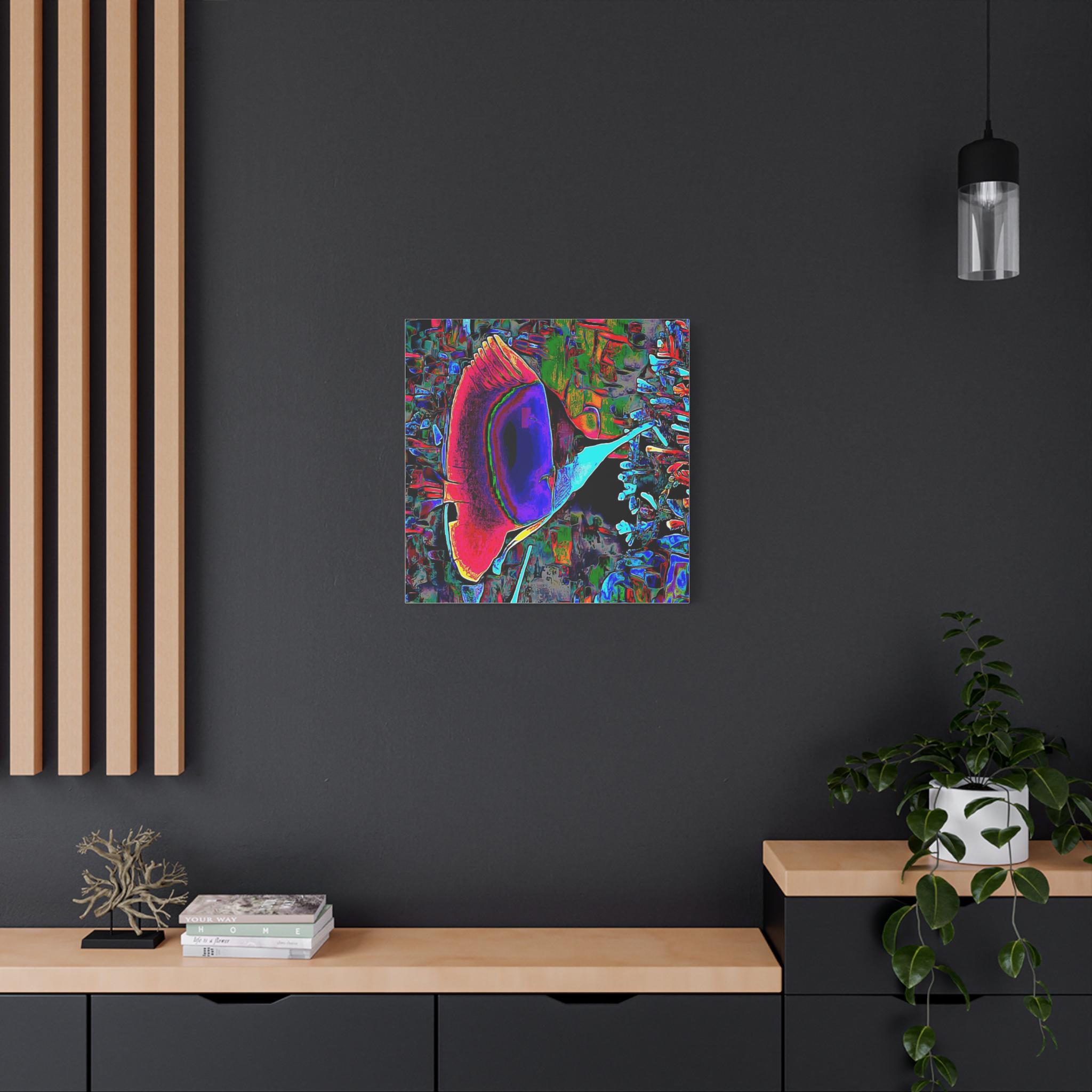 Long Snoot Left - Canvas Wall Art
