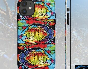 Coral Beauty iPhone Tough Case - Walt Smith Fiji Ocean Art - Supports ADE Reef Restoration