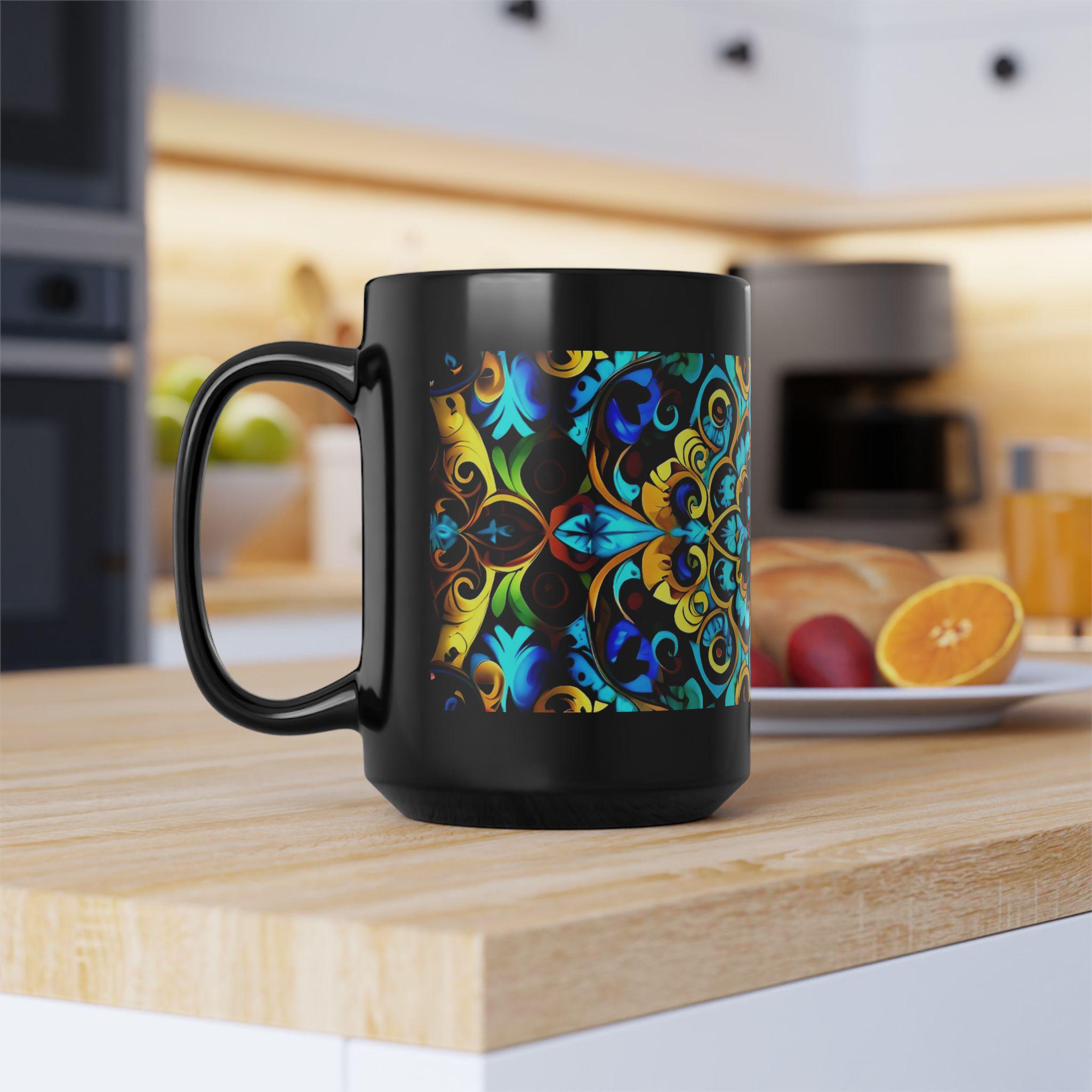 Blue Lace C - Coffee Mug
