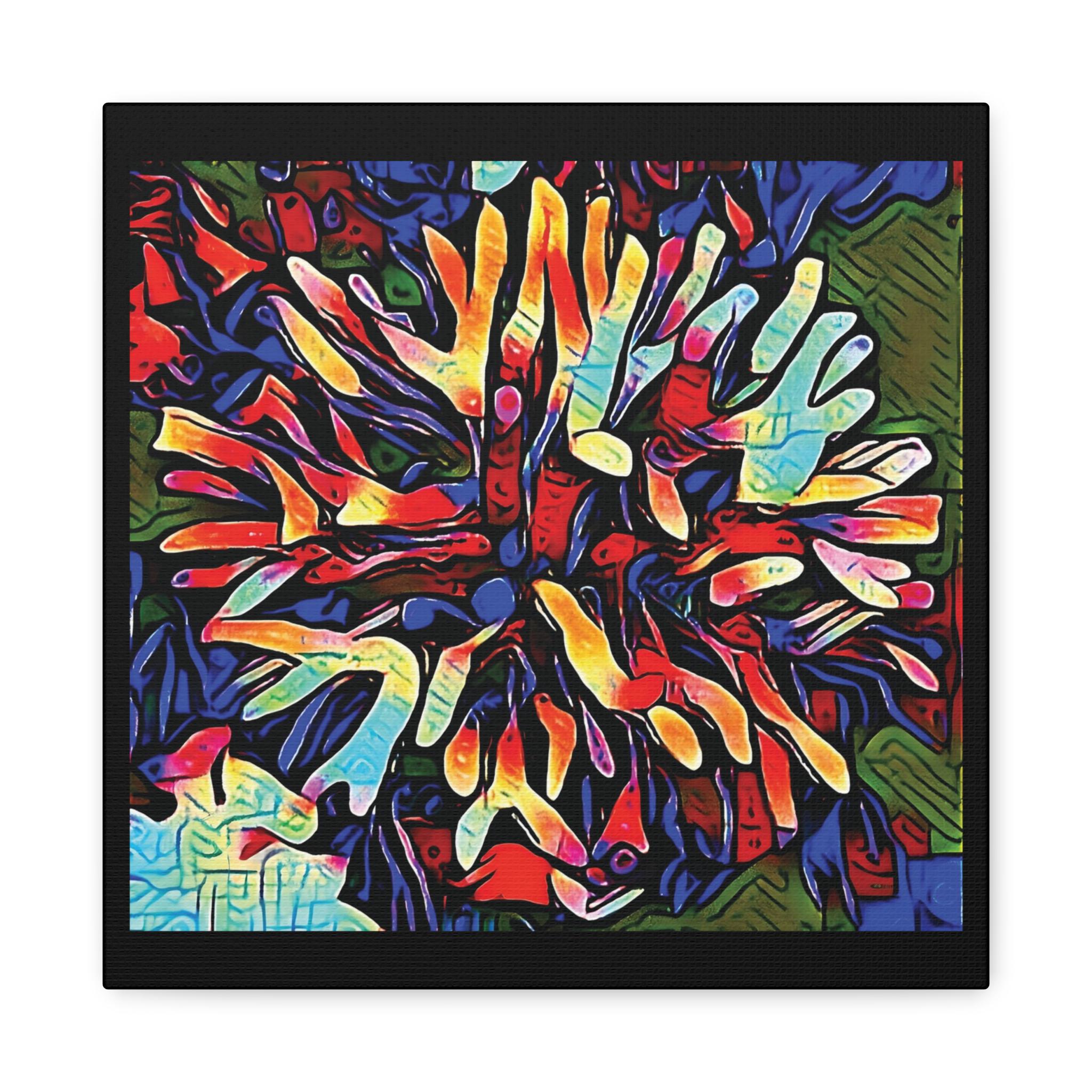 Coral Circus Canvas Wall Art