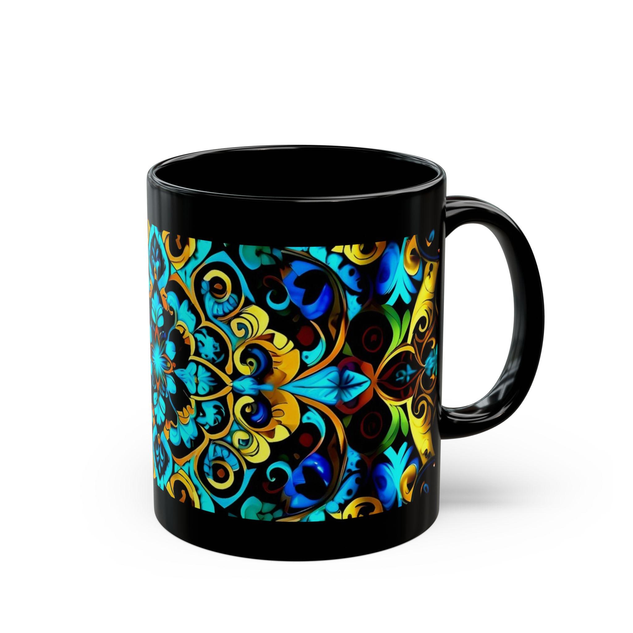 Blue Lace C - Coffee Mug