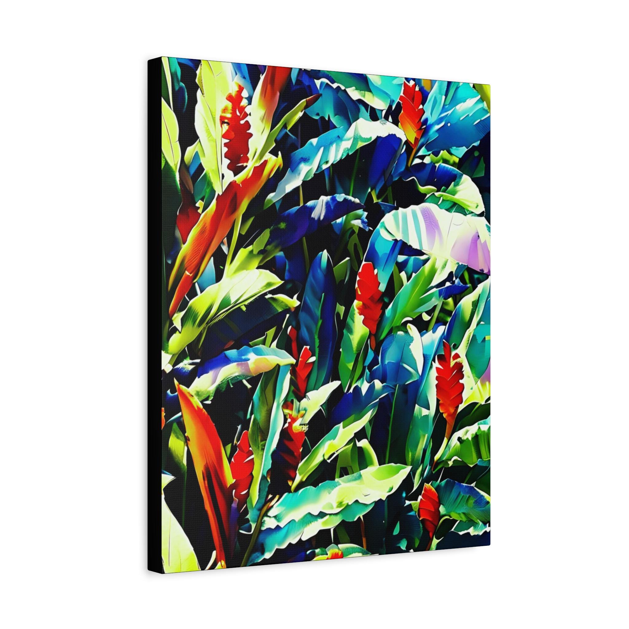 Floral Ginger Canvas Wall Art