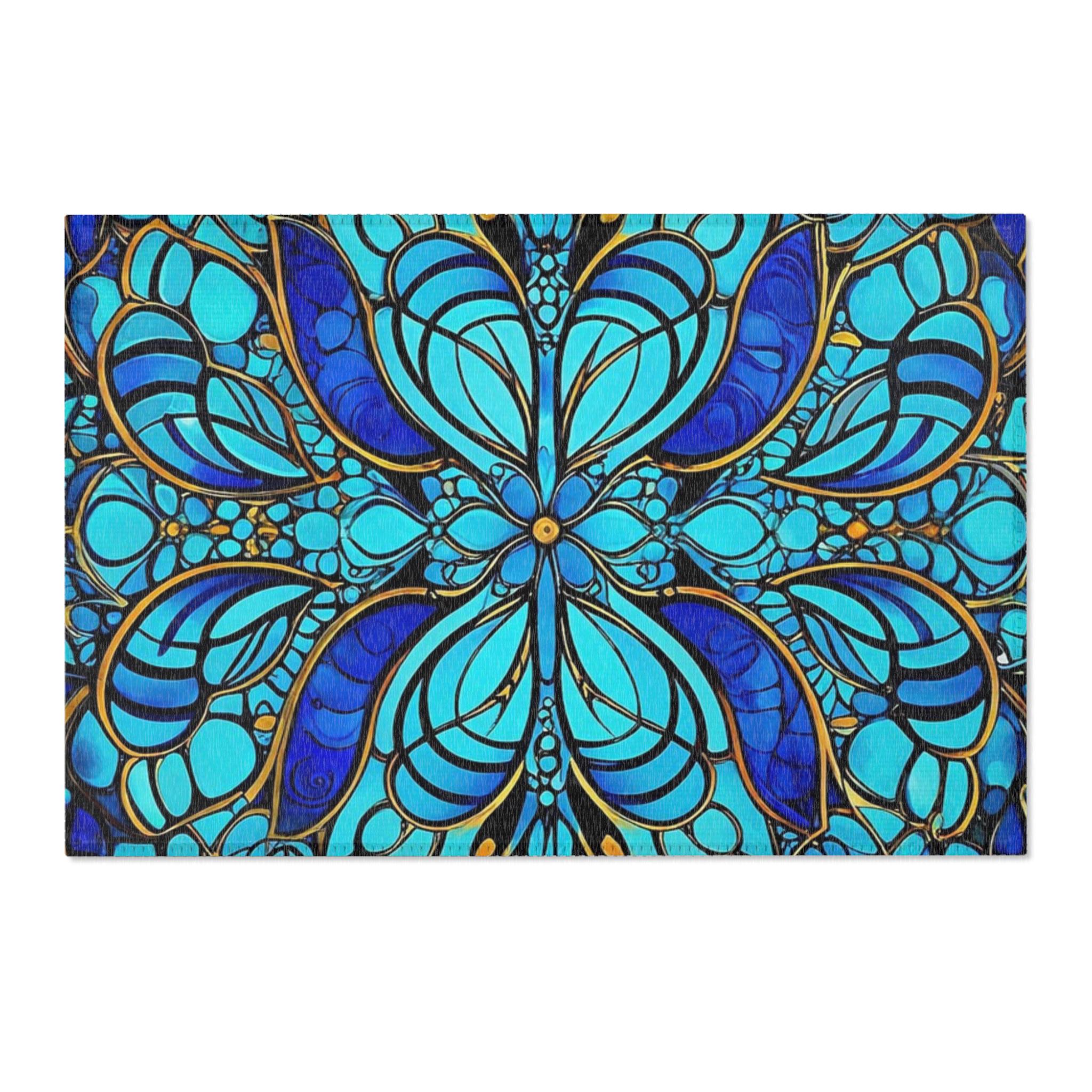 Blue Lobsters - Area Rug