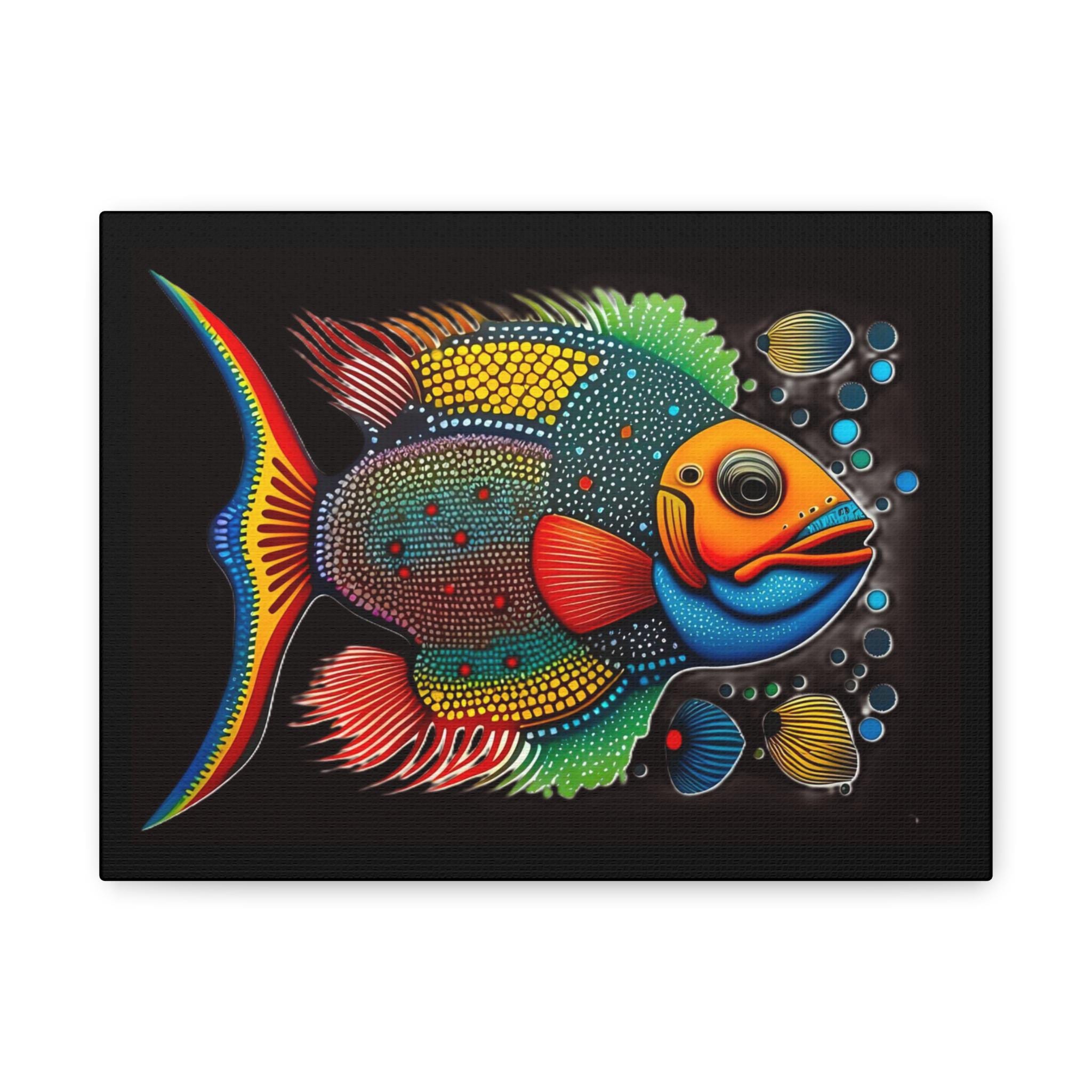Abi Fish Canvas Wall Art