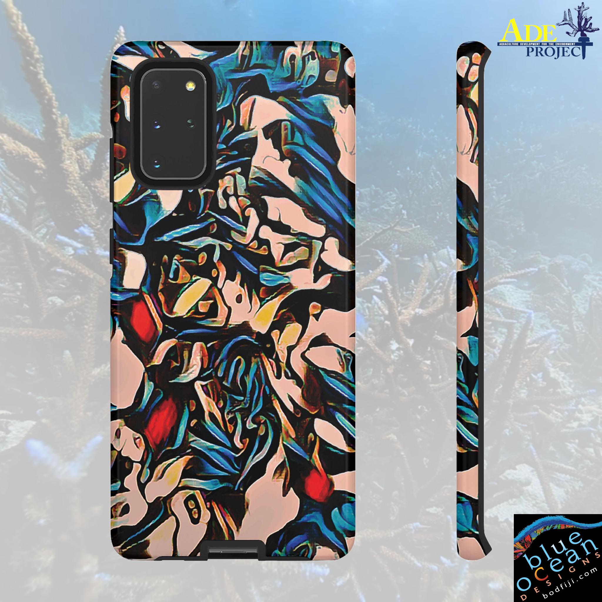Black Rose Android Tough Case - Walt Smith Fiji Ocean Art - Supports ADE Reef Restoration