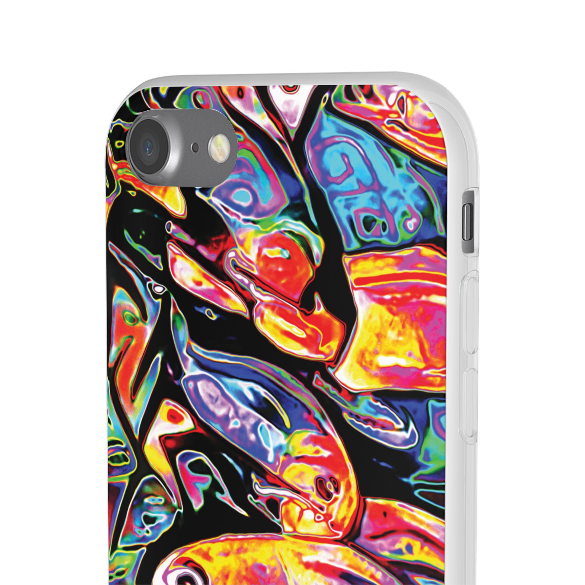 Busy Day iPhone Flexi Case - Walt Smith Fiji Ocean Art - Supports ADE Reef Restoration
