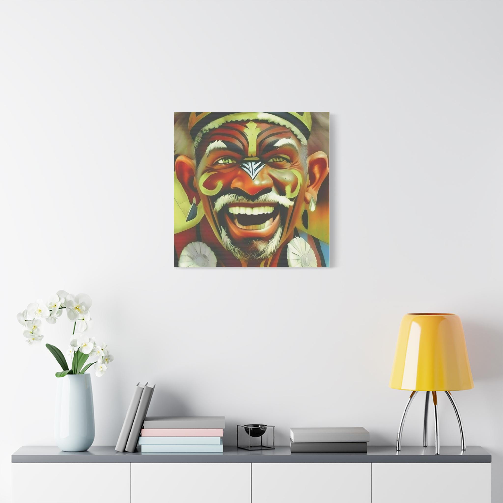 Happy Elder - Canvas Wall Art