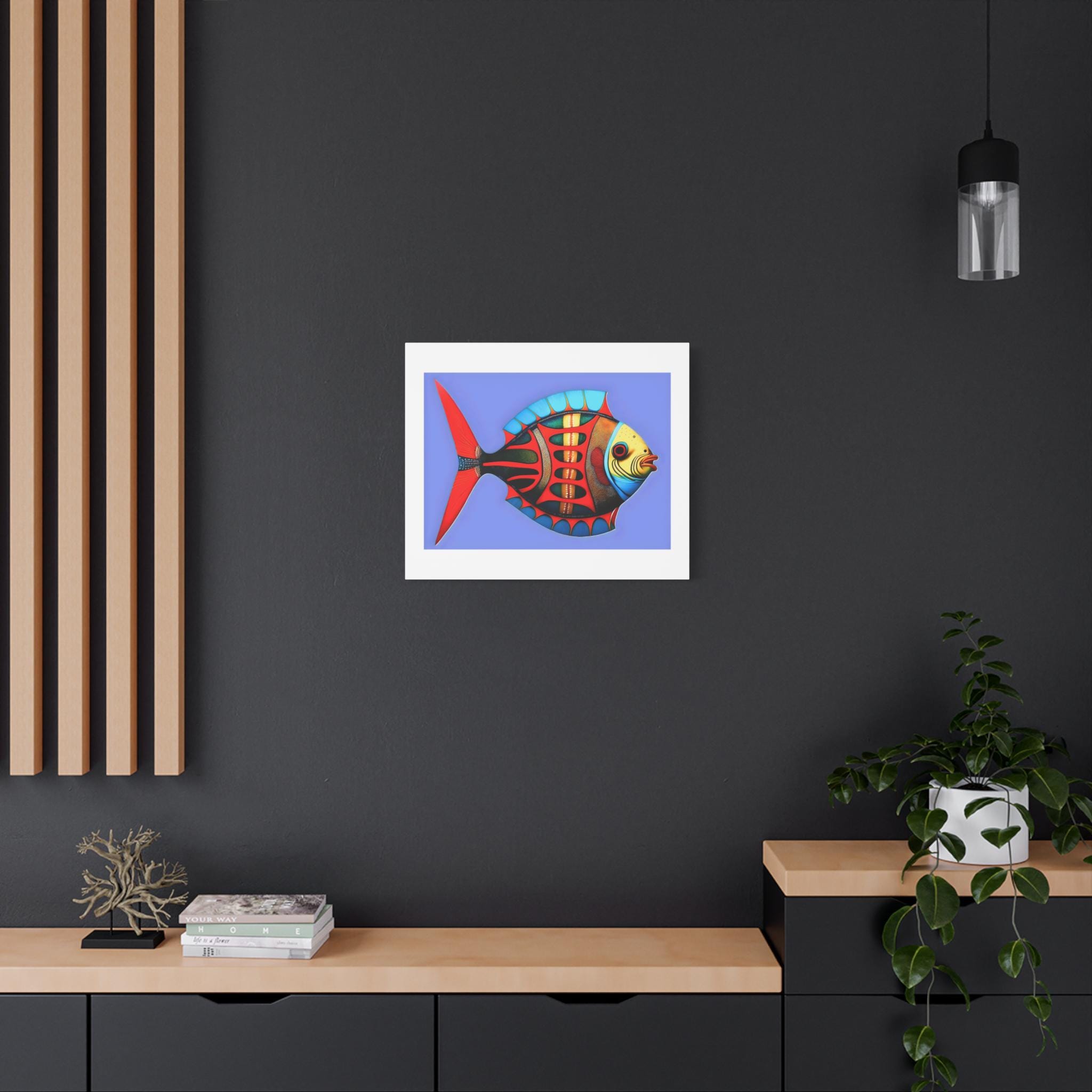Fish Kiss - Canvas Wall Art
