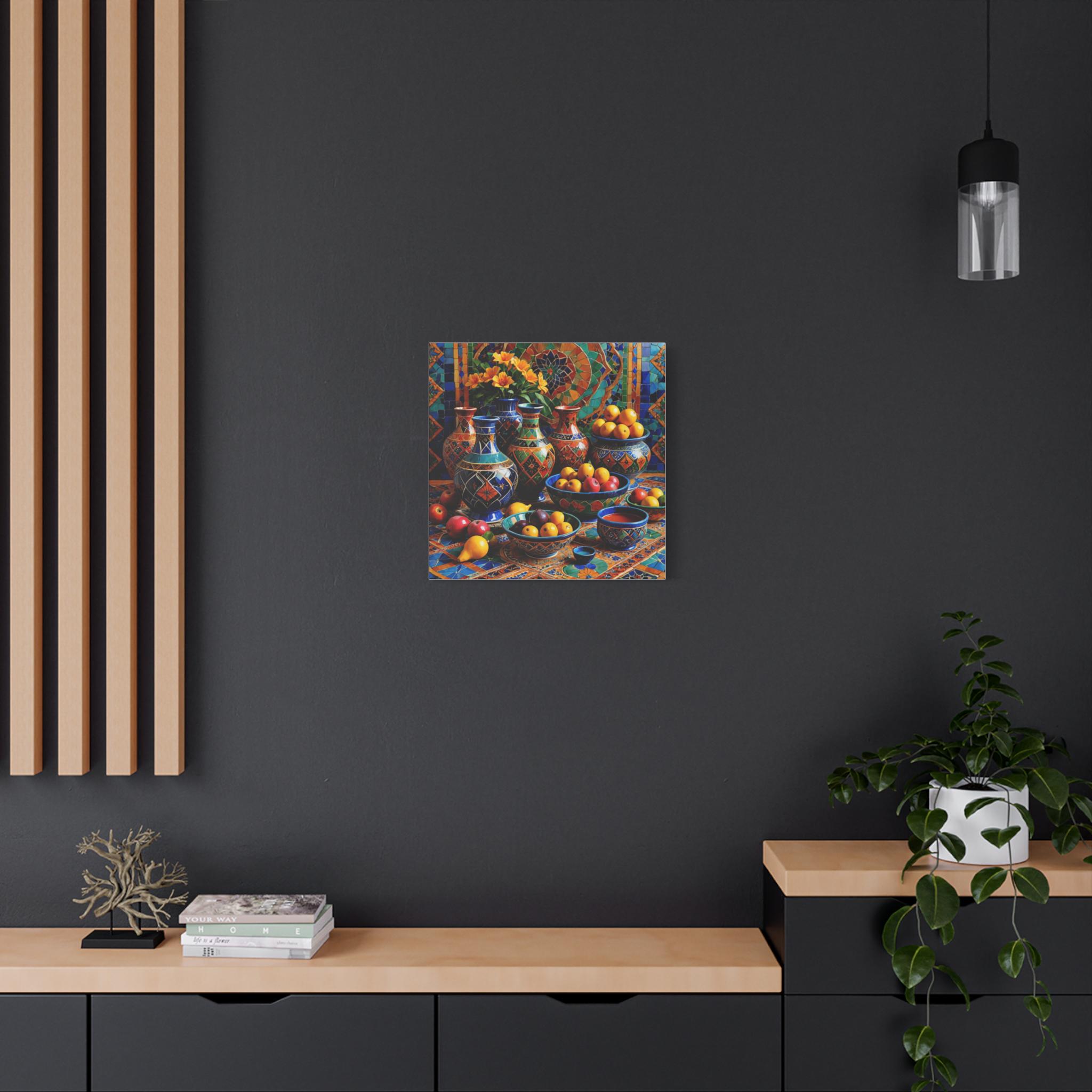 Table with Fruit - Canvas Wall Art