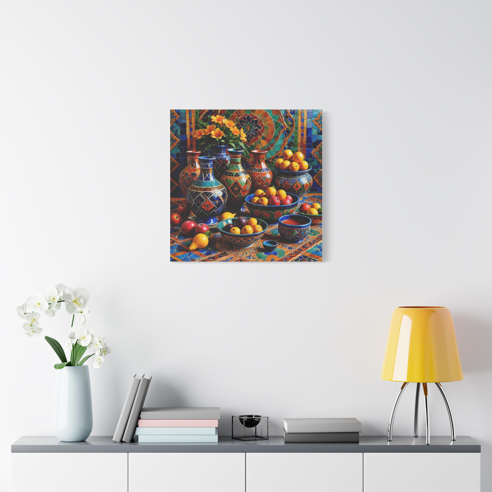 Table with Fruit - Canvas Wall Art
