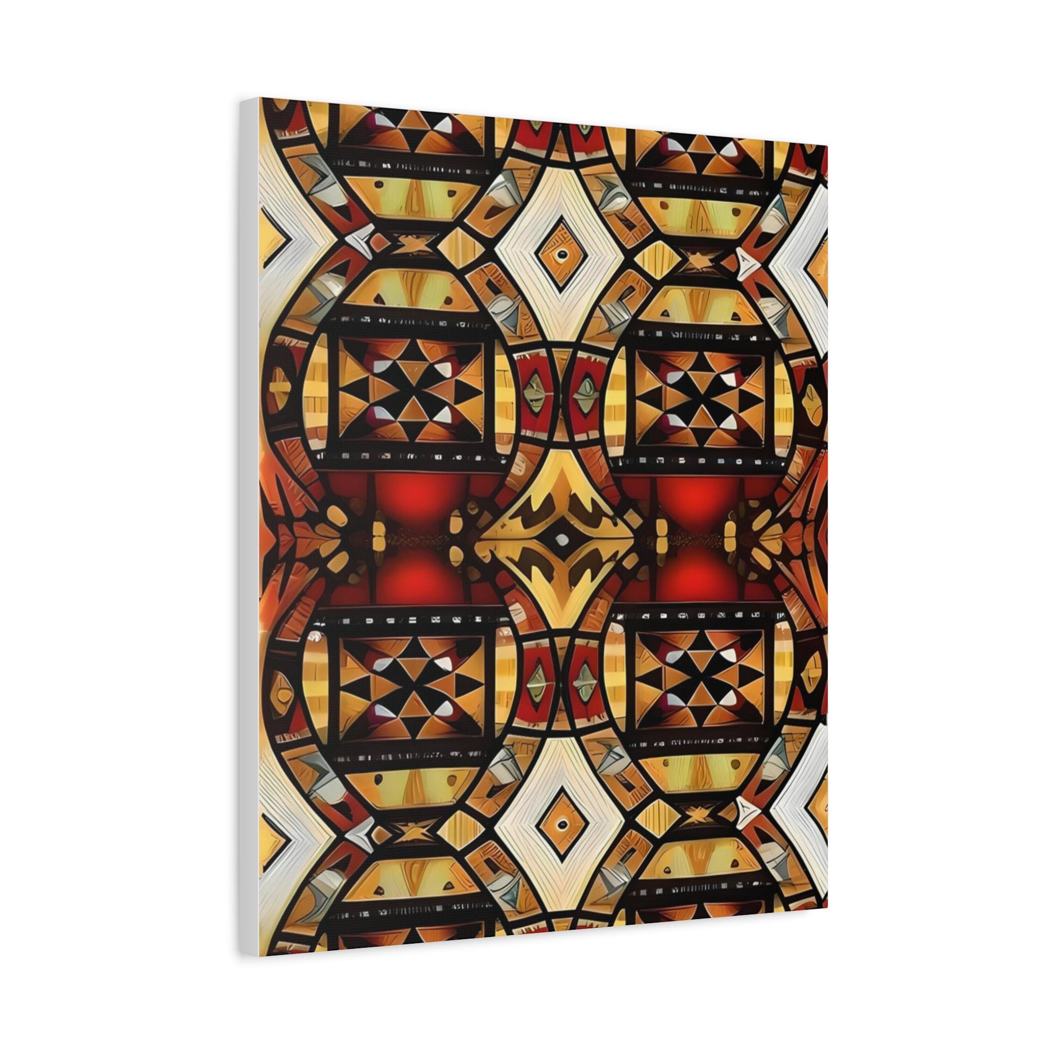 Tapa Squares A - Canvas Wall Art