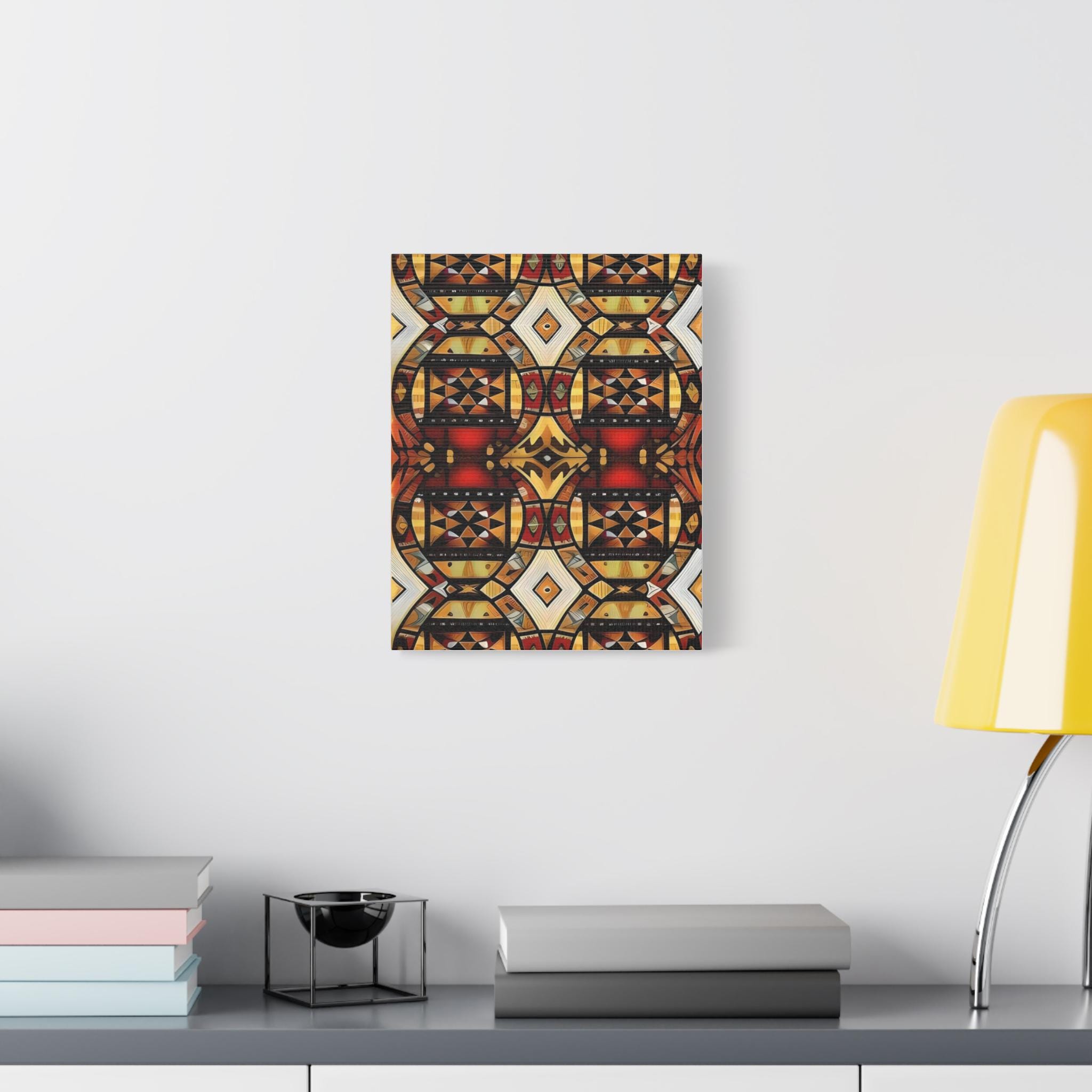 Tapa Squares A - Canvas Wall Art