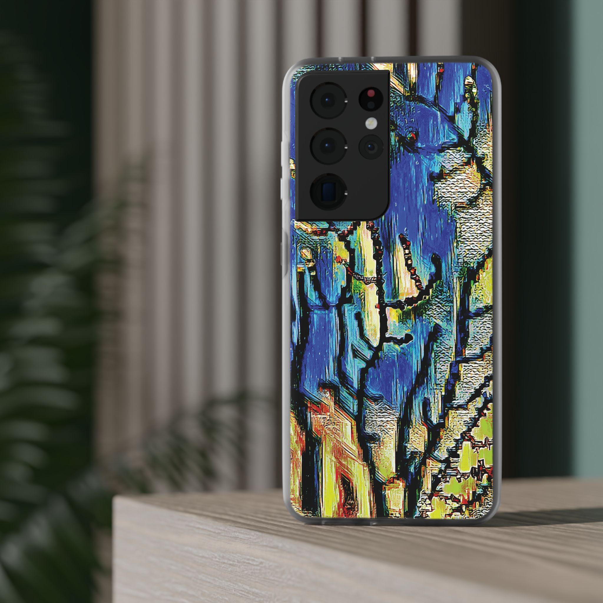 Deep Fan Android Flexi Case - Walt Smith Fiji Ocean Art - Supports ADE Reef Restoration