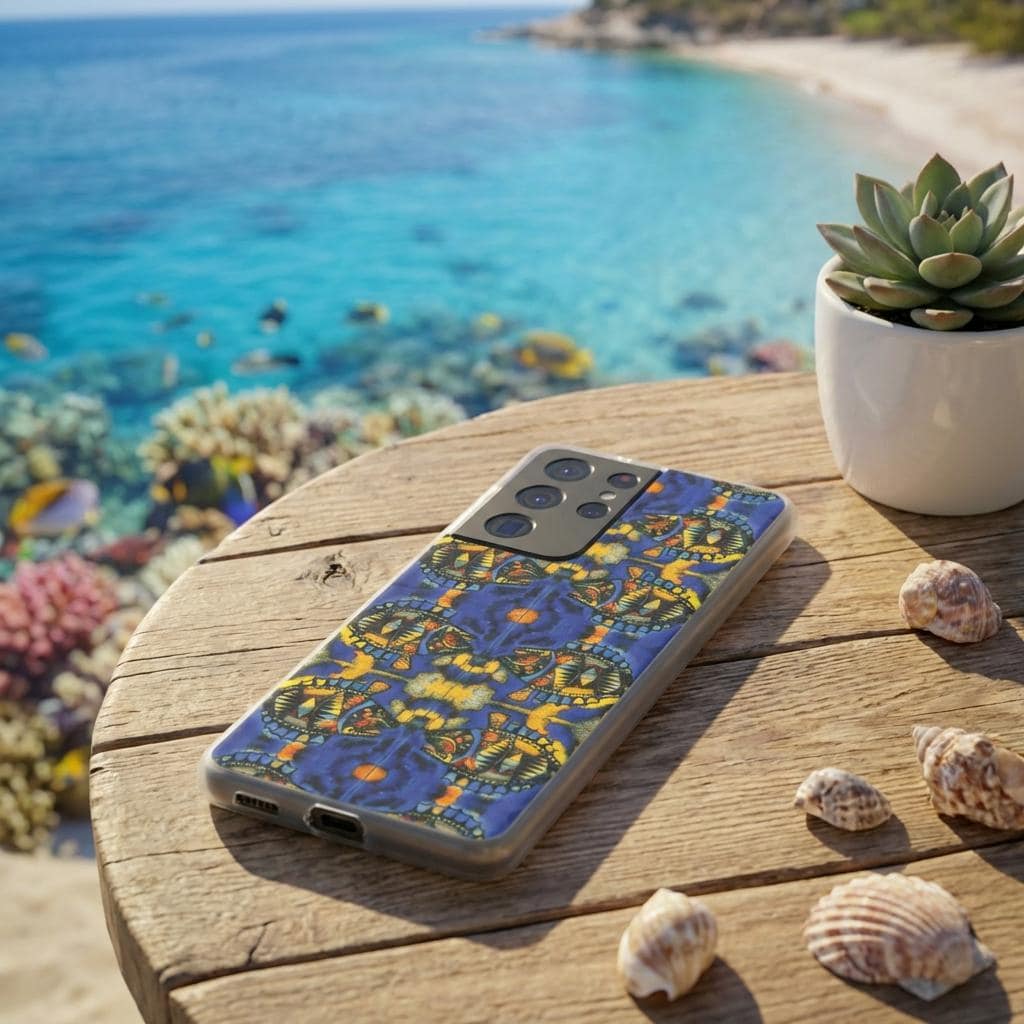 Unicorn Tang Android Flexi Case - Walt Smith Fiji Ocean Art - Supports ADE Reef Restoration