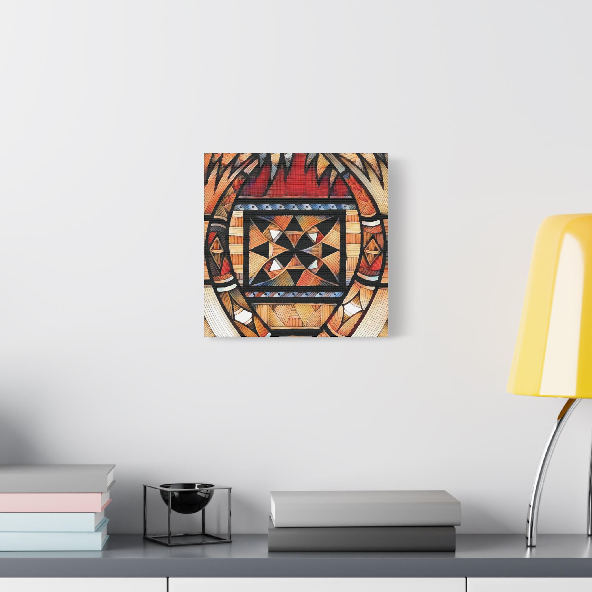 Tapa Palm - Canvas Wall Art